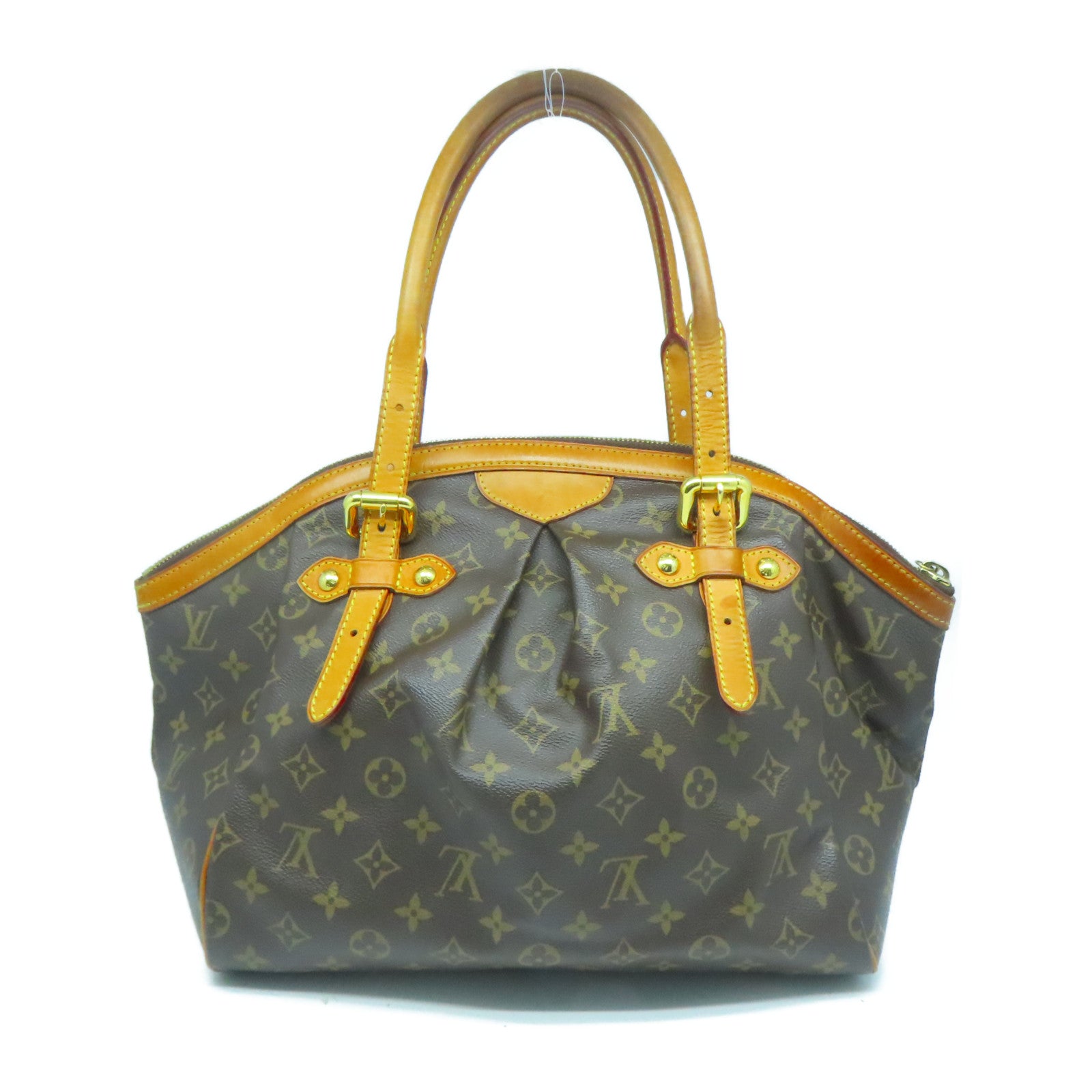 LOUIS VUITTON 【清倉大減價】Monogram Tivoli GM金扣肩背袋啡色