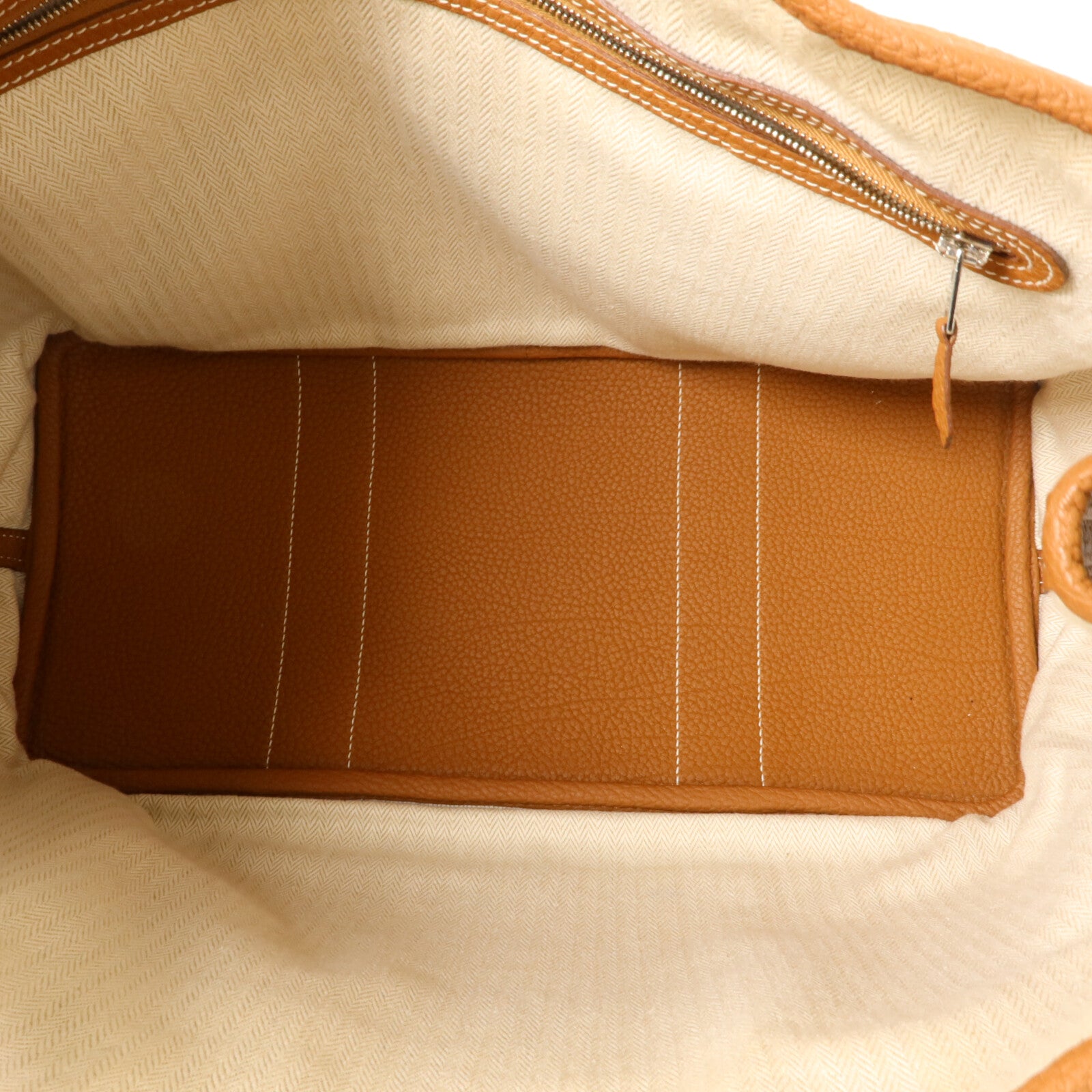 HERMES Negonda皮革Garden Party PM手挽袋Gold