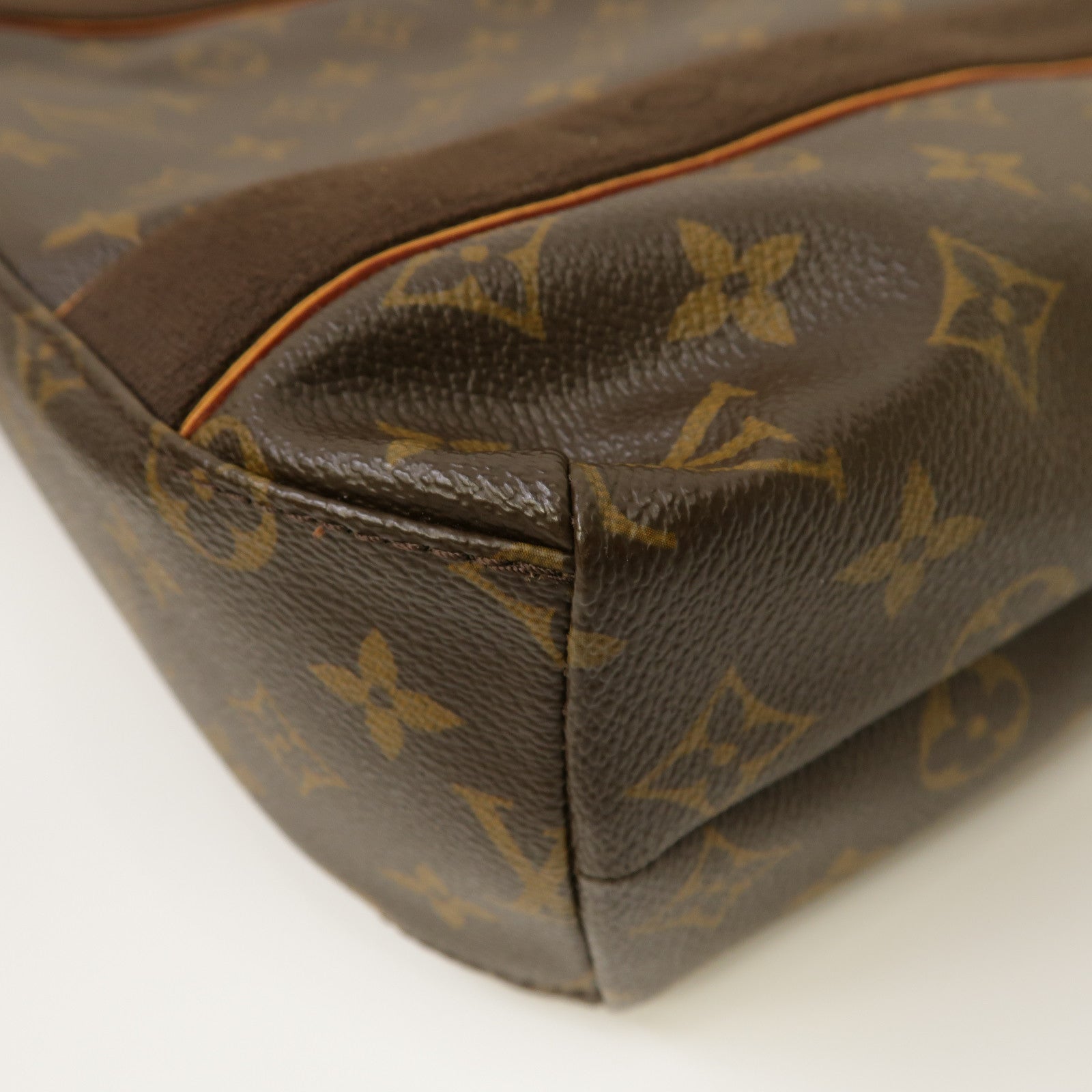LOUIS VUITTON 【激減優惠】Monogram Cabas Beaubourg金扣肩背袋啡色