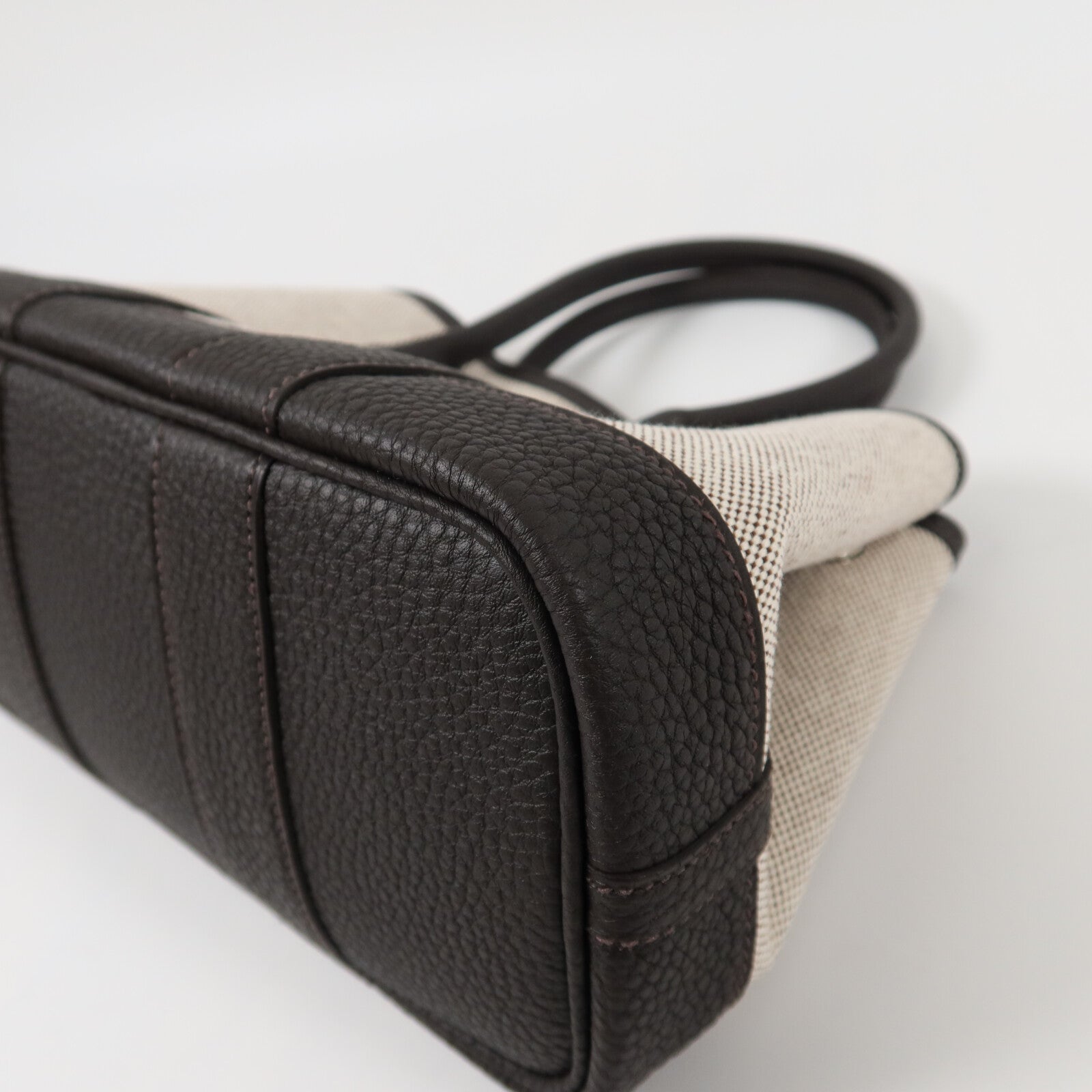 HERMES Toile H Mini Garden Party手挽袋