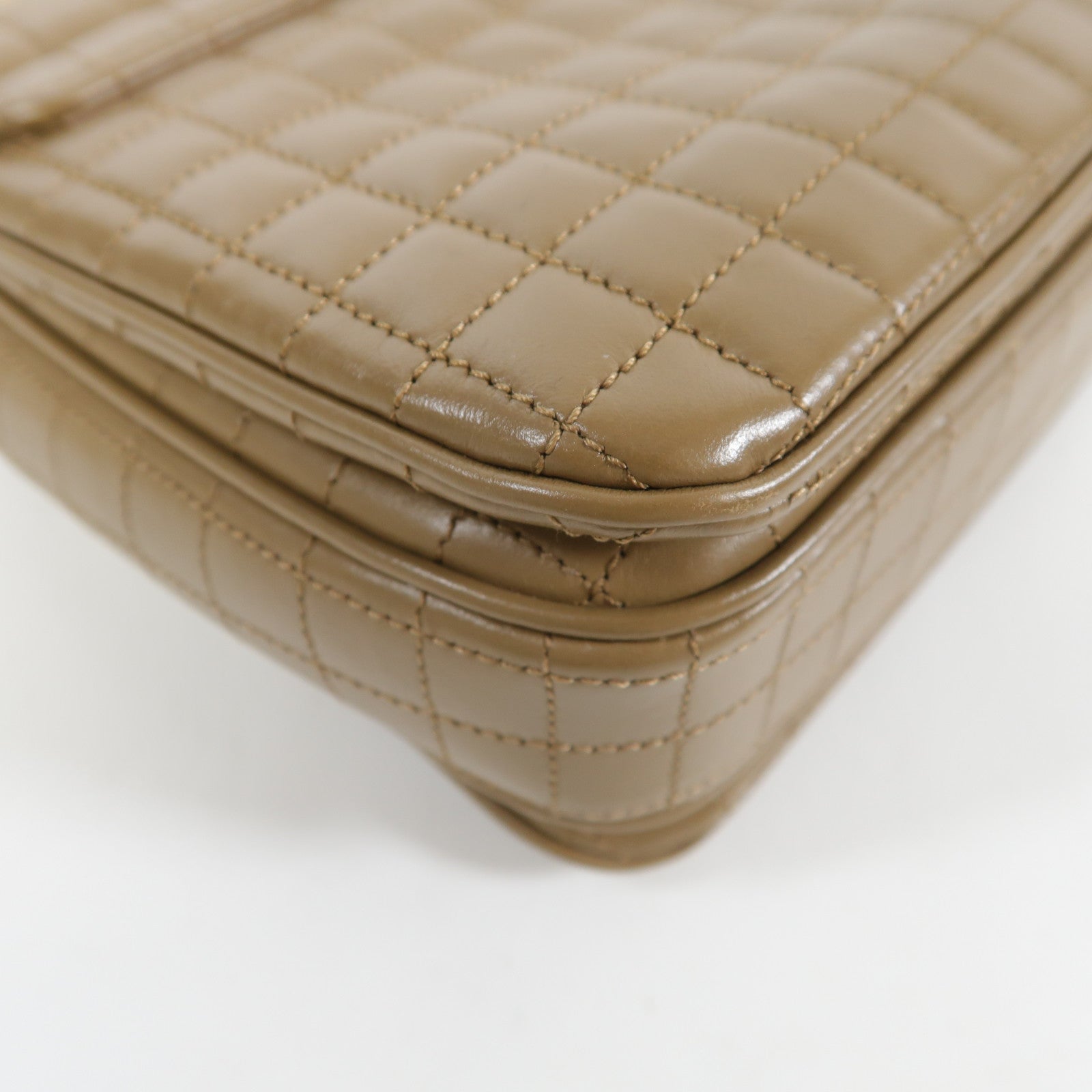 CELINE 牛皮皮革C Bag金扣鏈帶肩背袋
