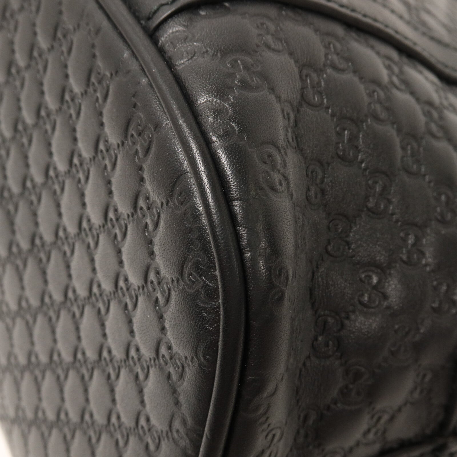 GUCCI 牛皮皮革Micro Guccissima手挽肩背兩用袋