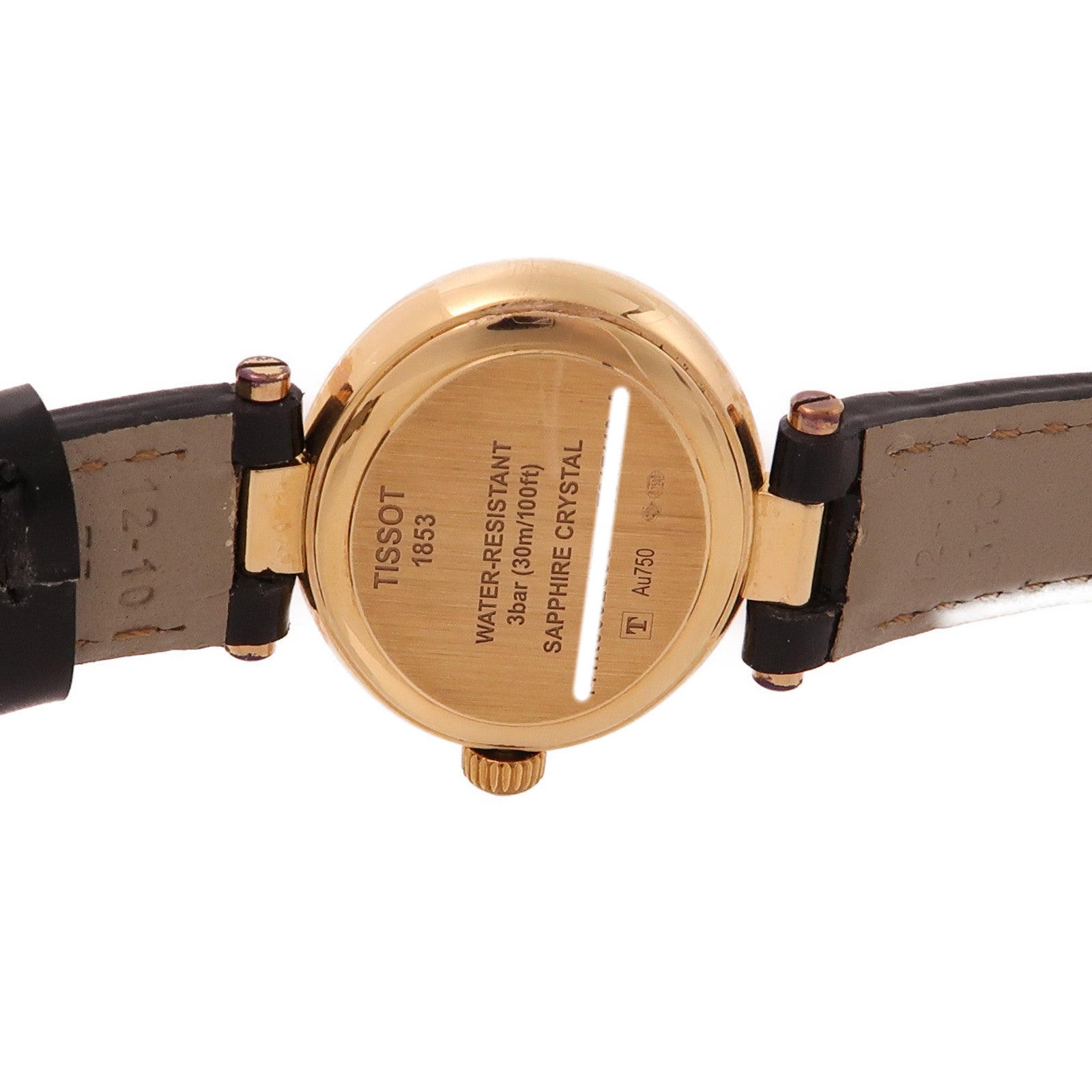 TISSOT Glamorous 18K玫瑰金手錶石英機芯珍珠母色