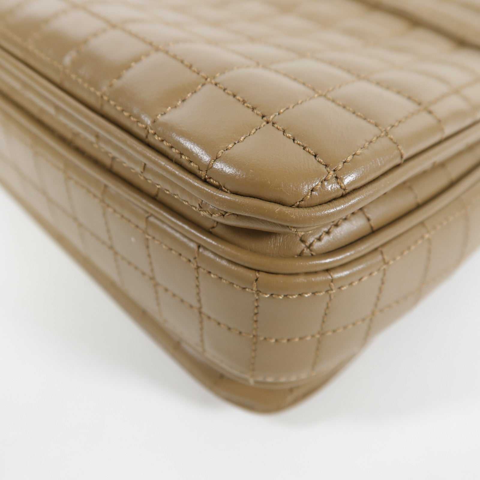 CELINE 牛皮皮革C Bag金扣鏈帶肩背袋