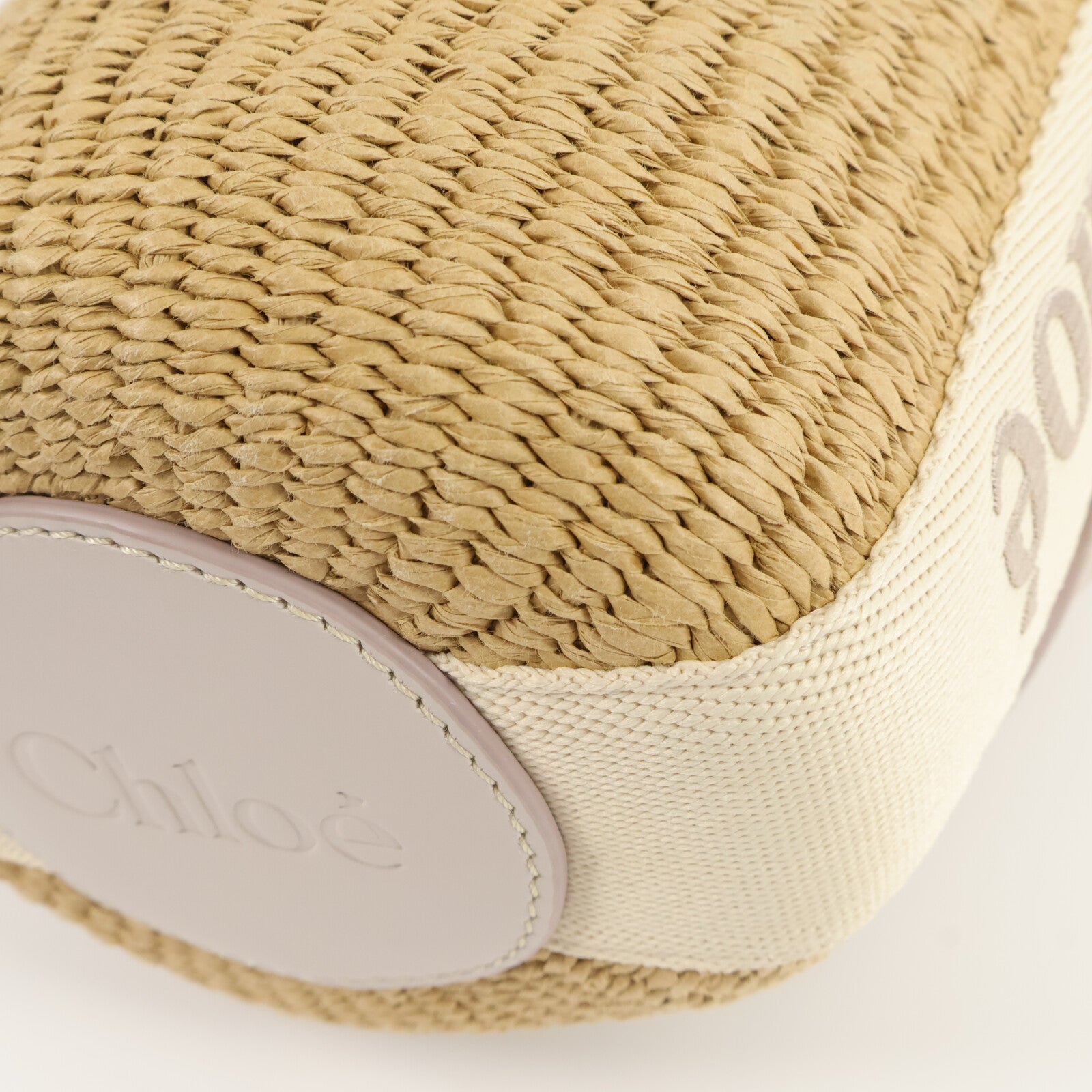 Chloe 藤料Small Woody Basket手挽肩背兩用袋