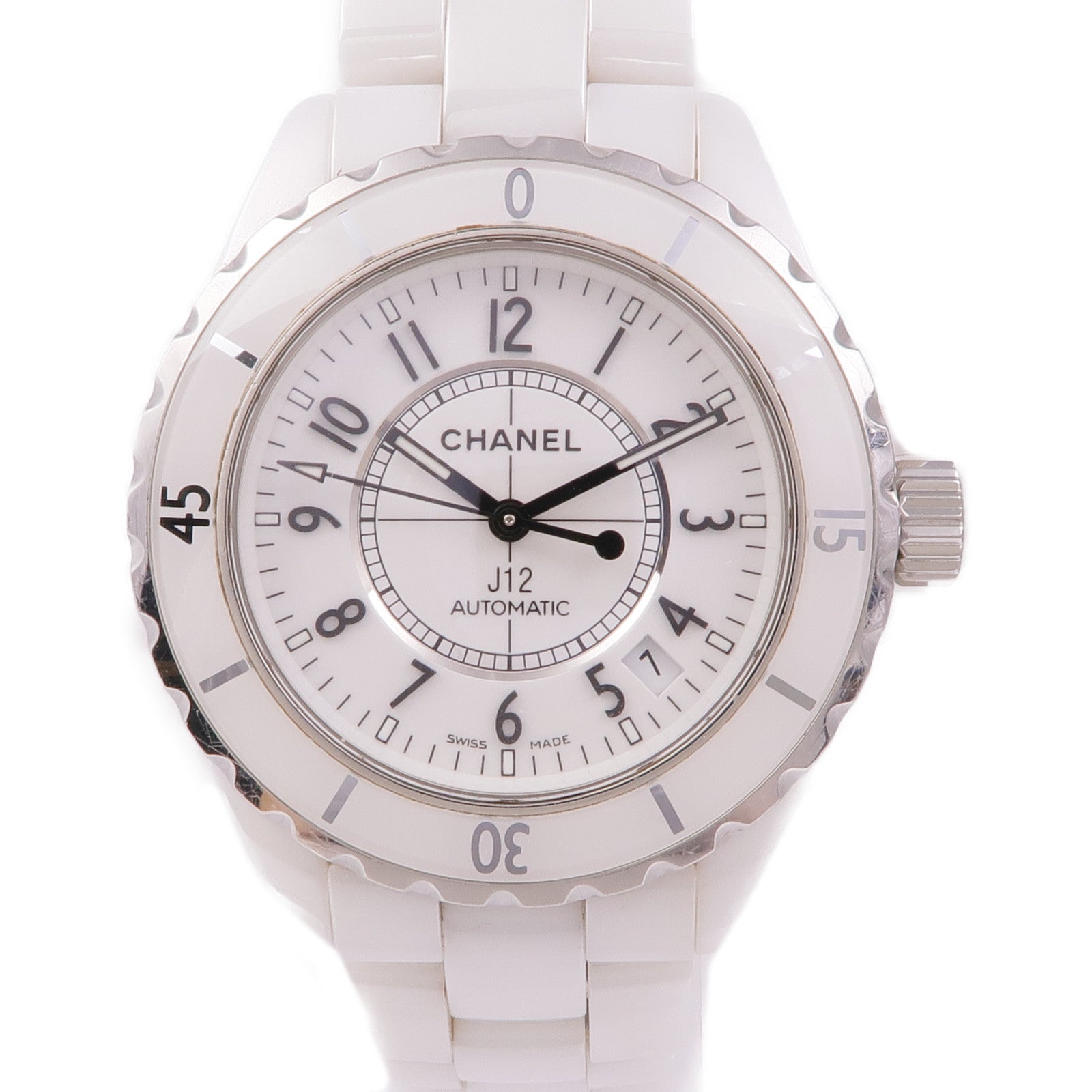 CHANEL CC J12 H5700 Automatic Watch Ceramic White