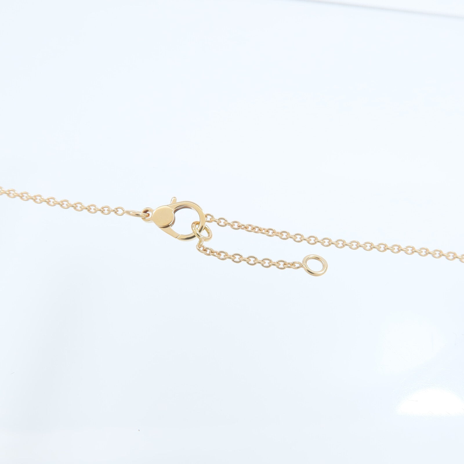 HERMES 18K玫瑰金Finesse Pendant鑽石項鍊