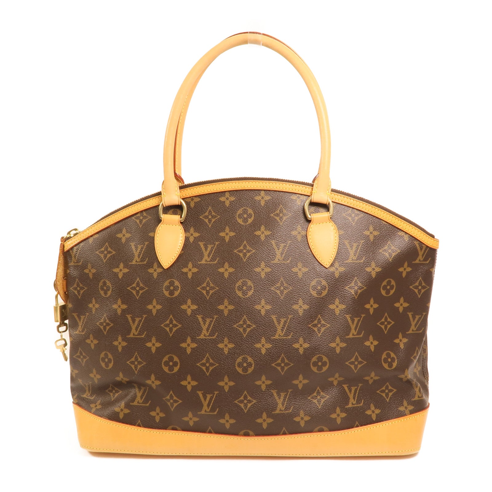 LOUIS VUITTON Monogram Lockit Horizontal金扣肩背袋