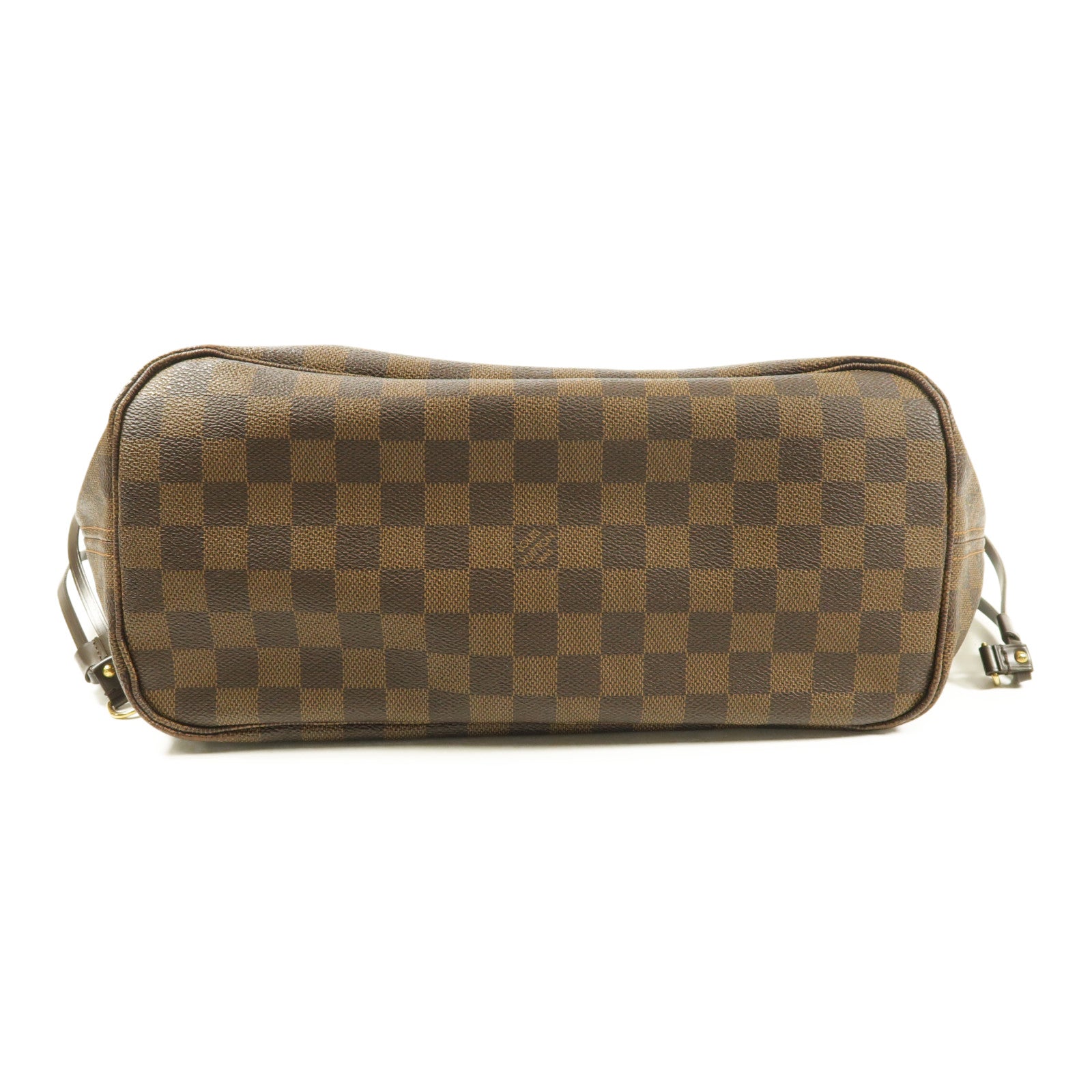 LOUIS VUITTON Damier Neverfull MM金扣手挽袋/肩背袋