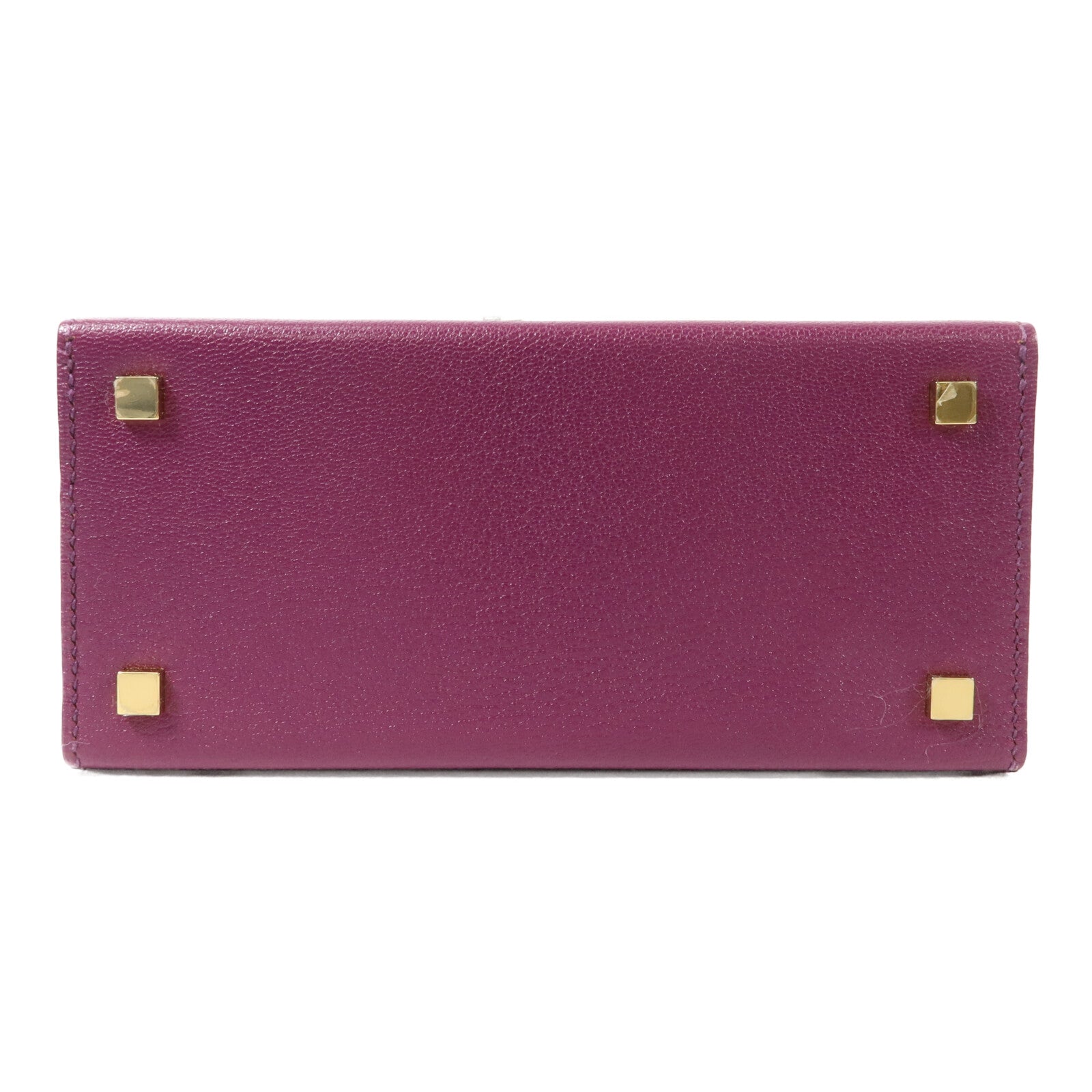 HERMES Chevre皮革Cinhetic Box肩背袋Anemone