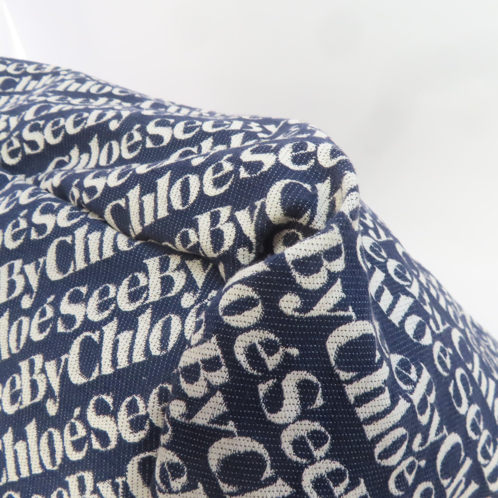 SEE BY CHLOE 【激減優惠】帆布Tote Shoulder Bag手挽肩背兩用袋藍色