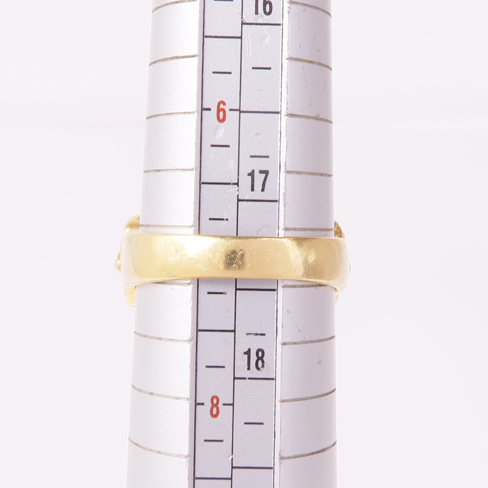 JEWELRY 18K黃金Ruby Diamond Ring紅寶石/鑽石戒指US#7.25