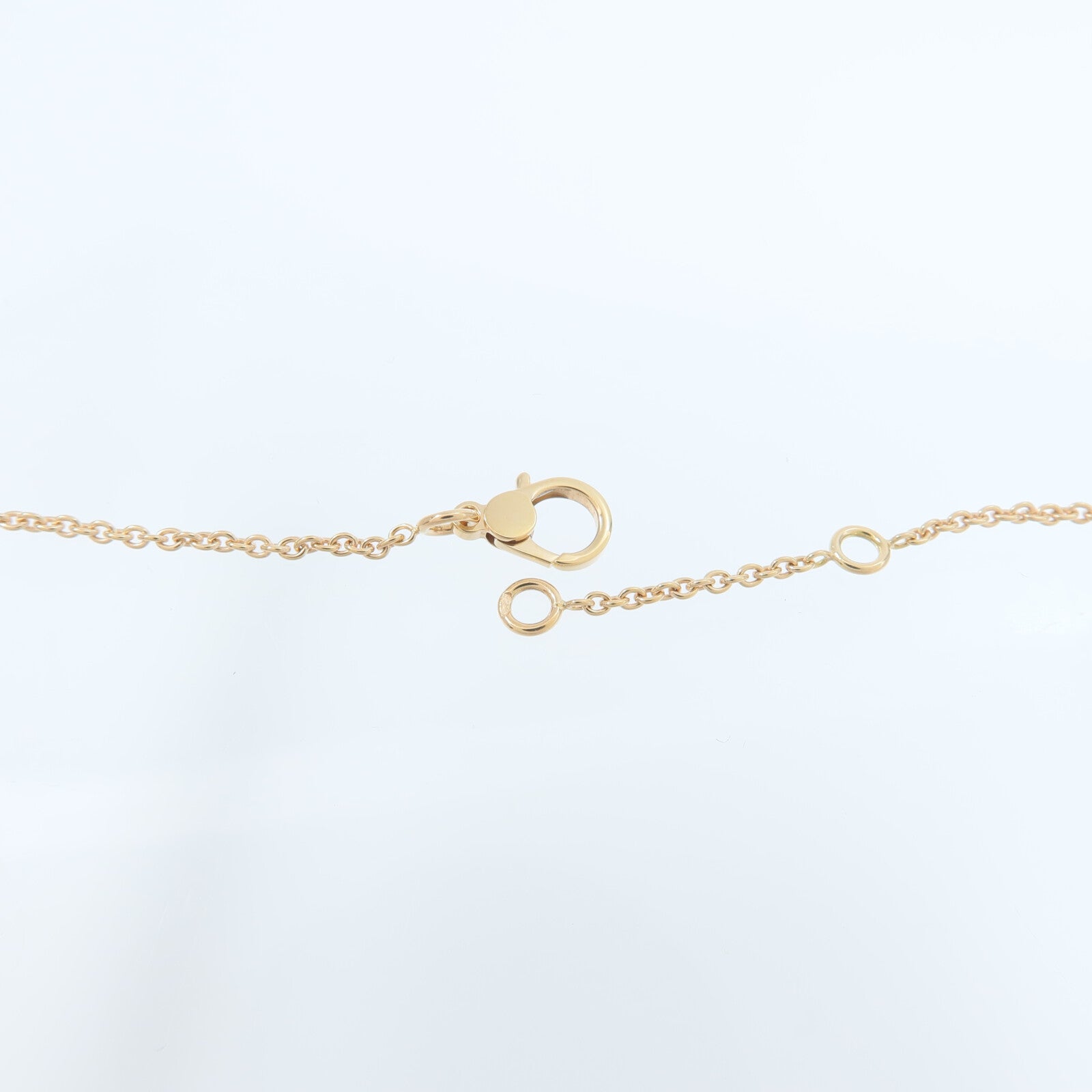 HERMES 18K玫瑰金Finesse Pendant鑽石項鍊