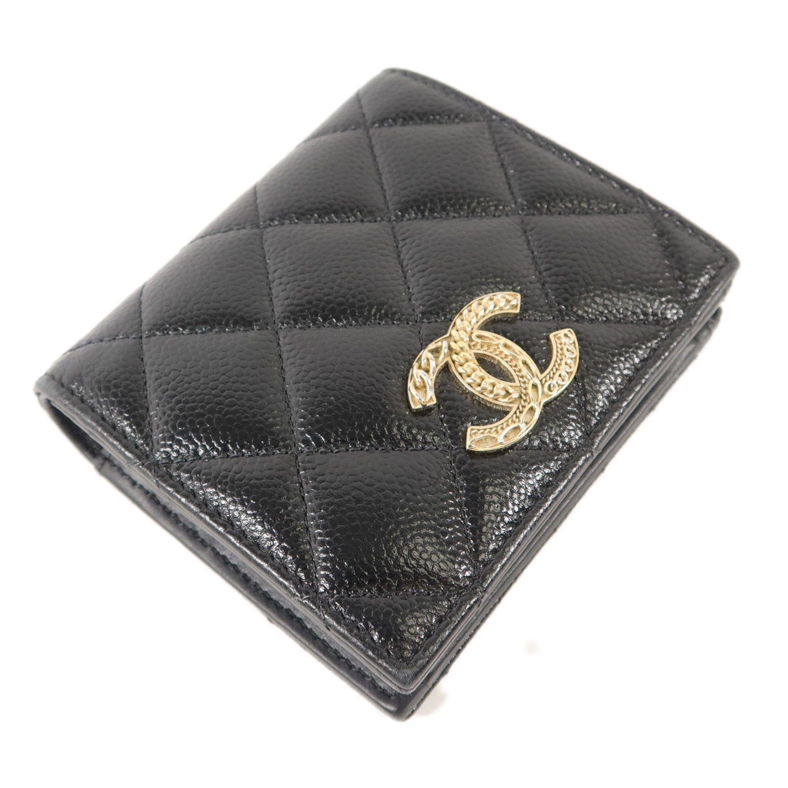 CHANEL 牛皮皮革Bifold Wallet錢包