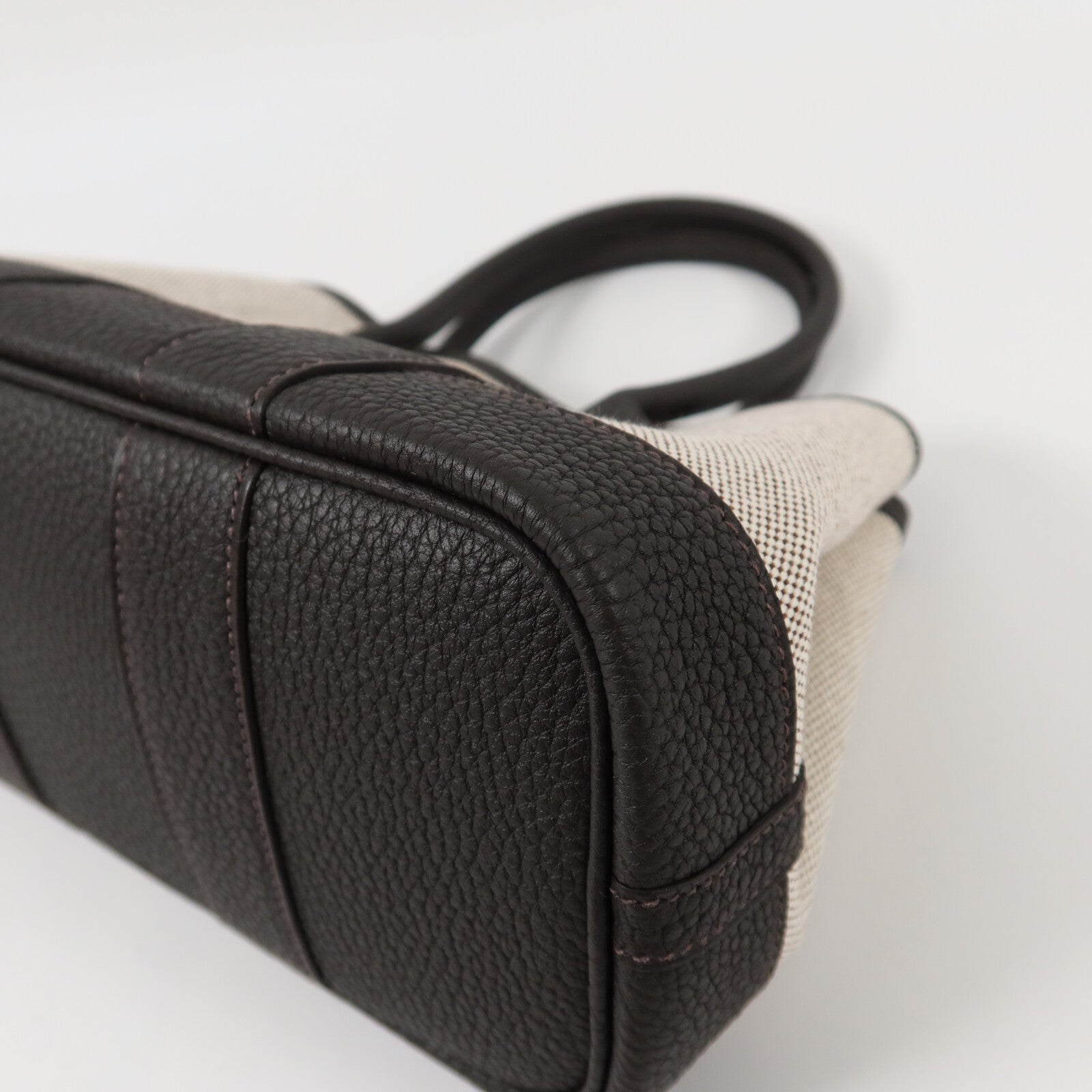 HERMES Toile H Mini Garden Party手挽袋
