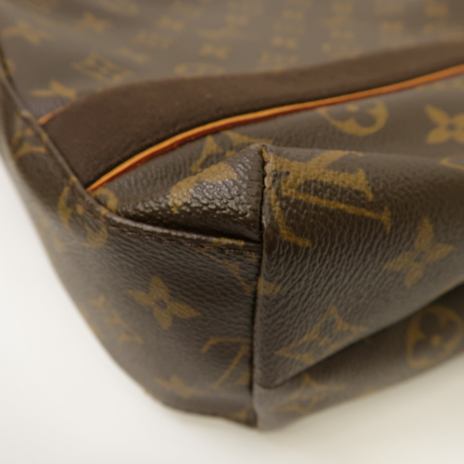 LOUIS VUITTON 【激減優惠】Monogram Cabas Beaubourg金扣肩背袋啡色