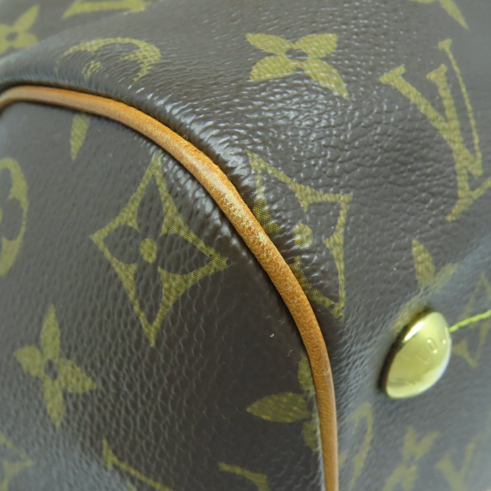 LOUIS VUITTON 【清倉大減價】Monogram Tivoli GM金扣肩背袋啡色