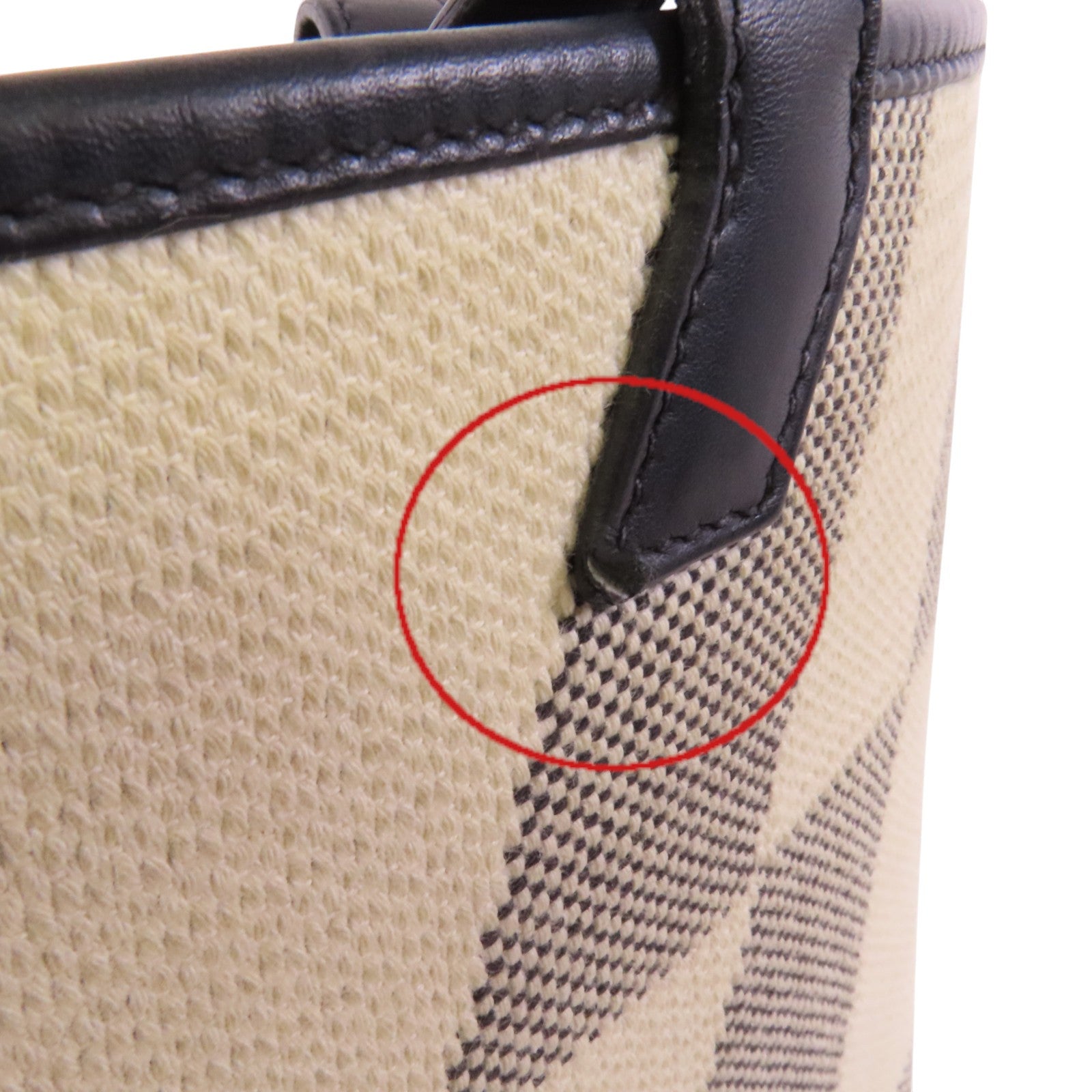 HERMES 帆布Cabas H en Biais 27手挽肩背兩用袋