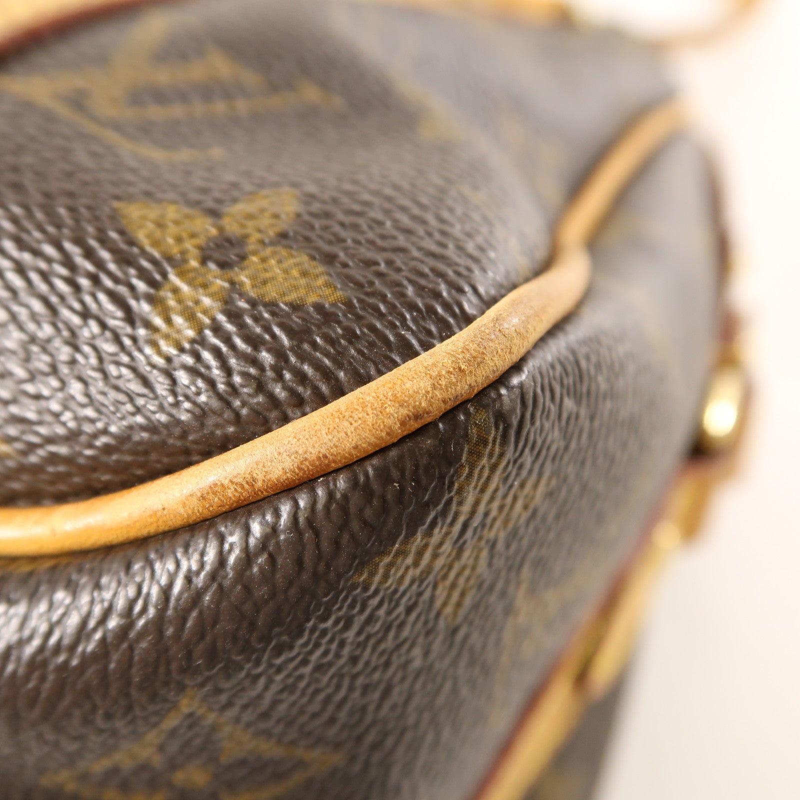 LOUIS VUITTON Monogram Stresa PM肩背袋棕色
