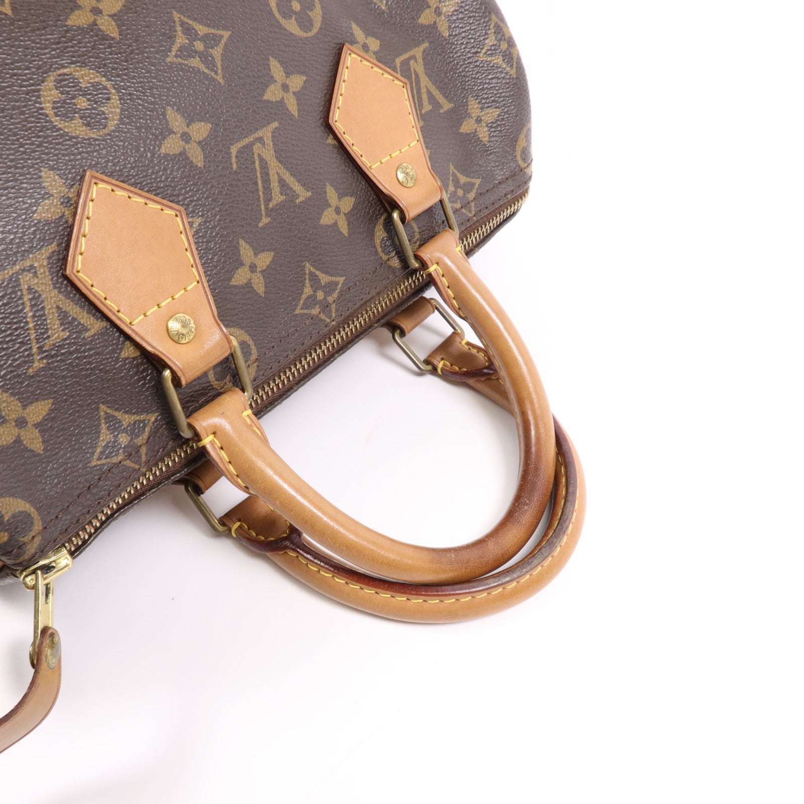 LOUIS VUITTON Monogram Speedy 25金扣手挽袋