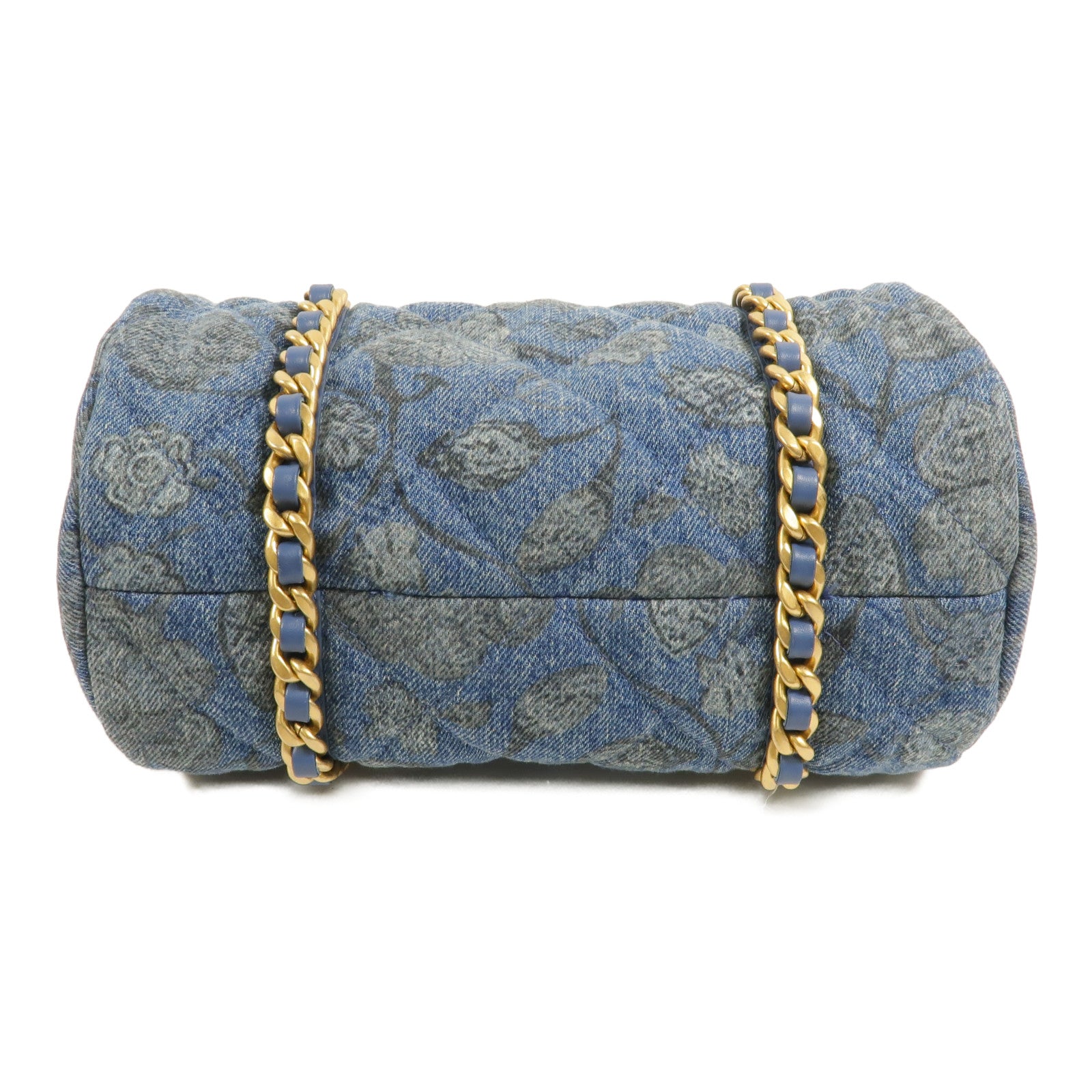 CHANEL Denim Boston Bowling Bag手挽肩背兩用袋
