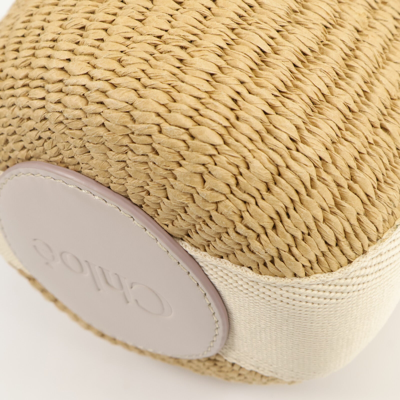 Chloe 藤料Small Woody Basket手挽肩背兩用袋