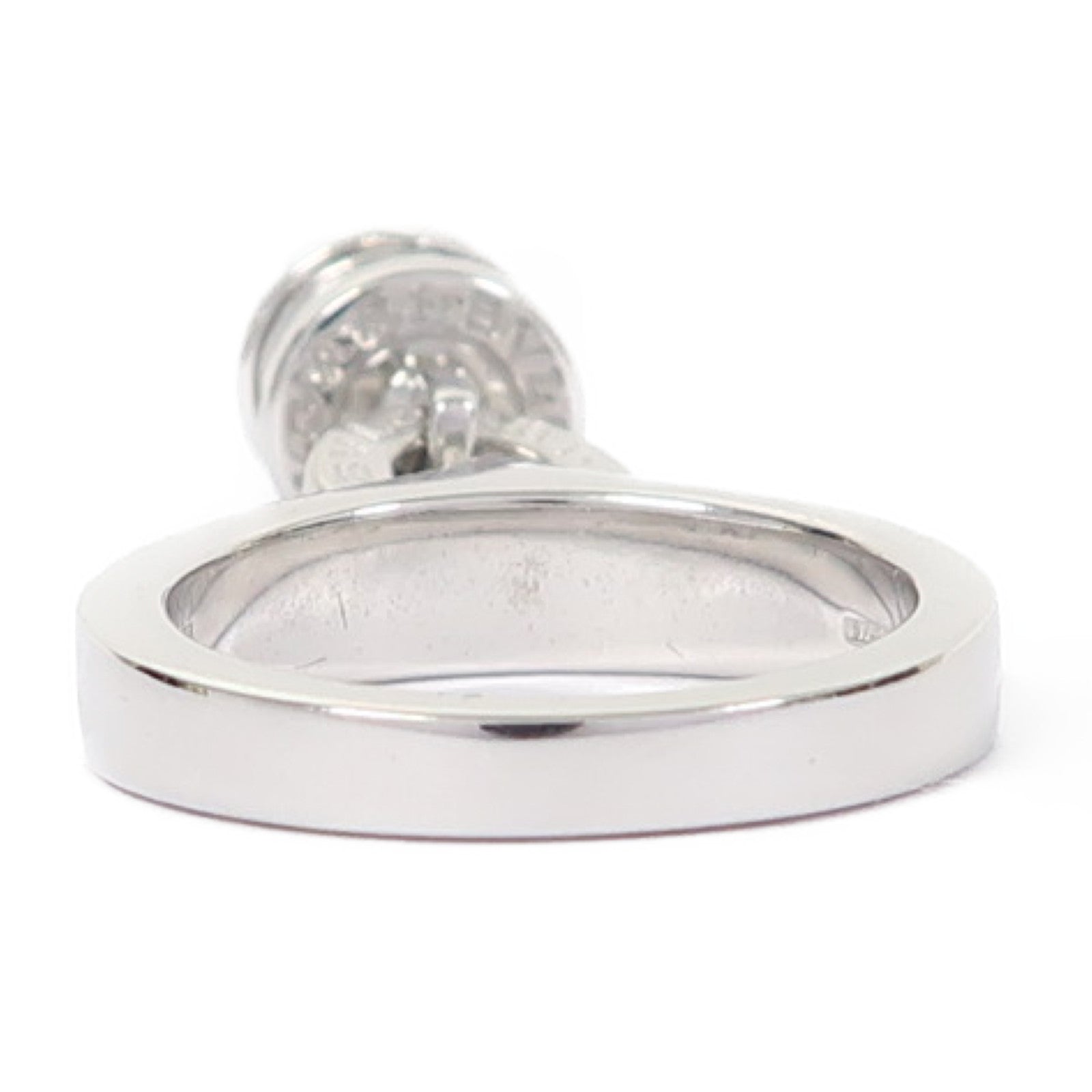BVLGARI 18K白金Element Diamond Ring戒指US#4.5
