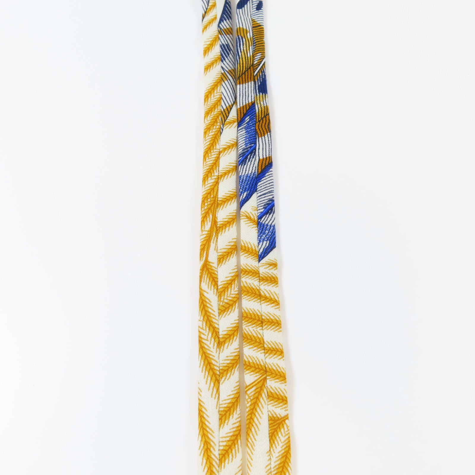 HERMES 【激減優惠】羊絨/絲質Waist Belt腰帶橙色/藍色/白色