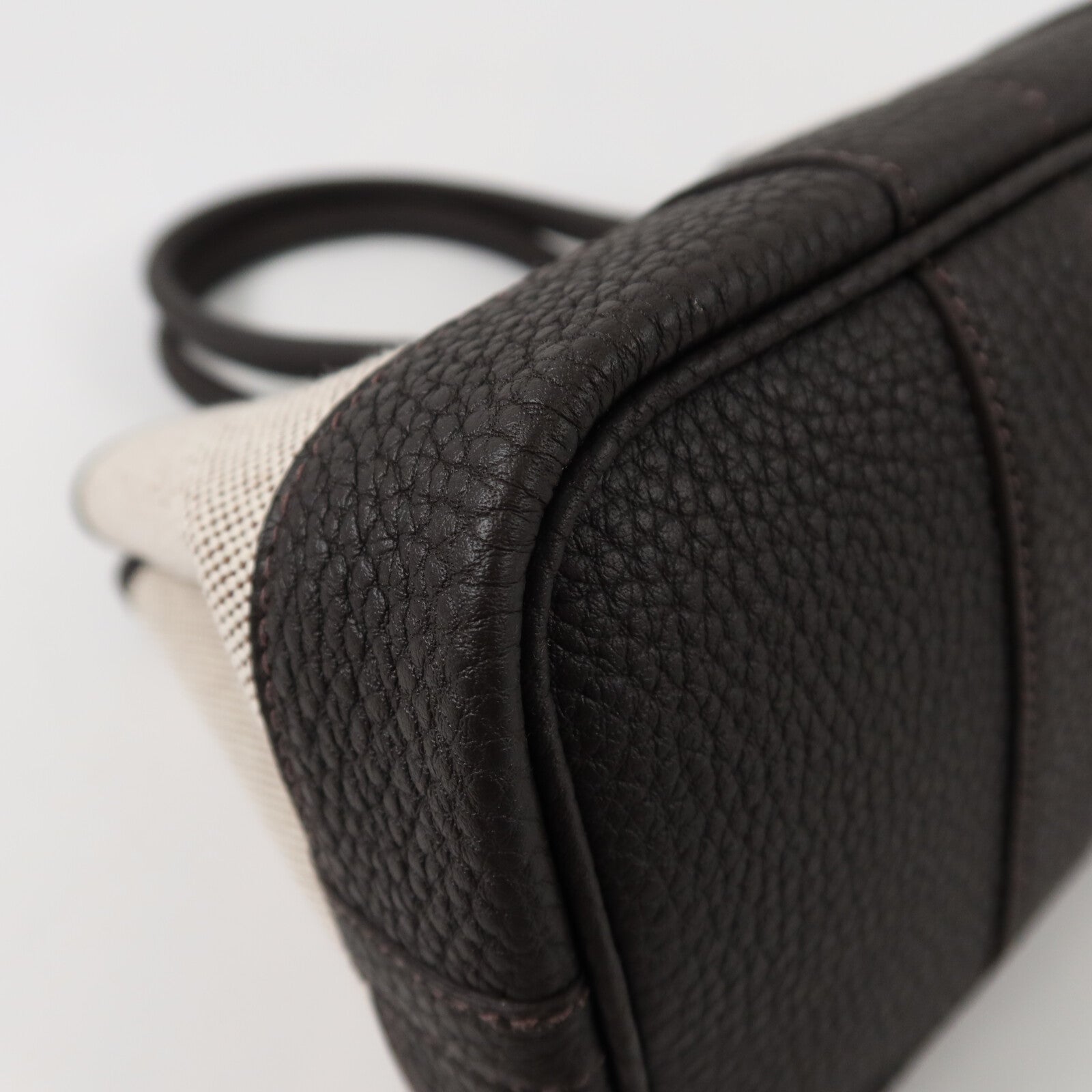 HERMES Toile H Mini Garden Party手挽袋