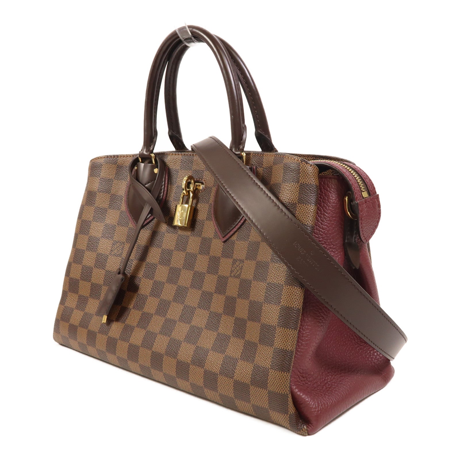 LOUIS VUITTON 【激減優惠】Damier Normandy金扣手挽肩背兩用袋