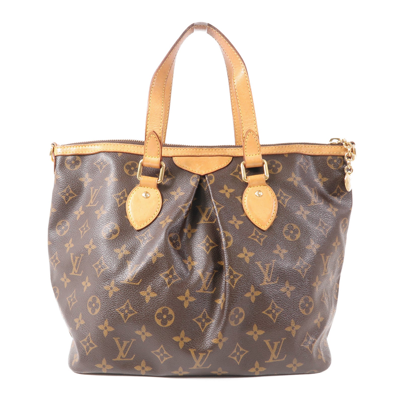 LOUIS VUITTON Monogram Palermo PM金扣手挽肩背兩用袋