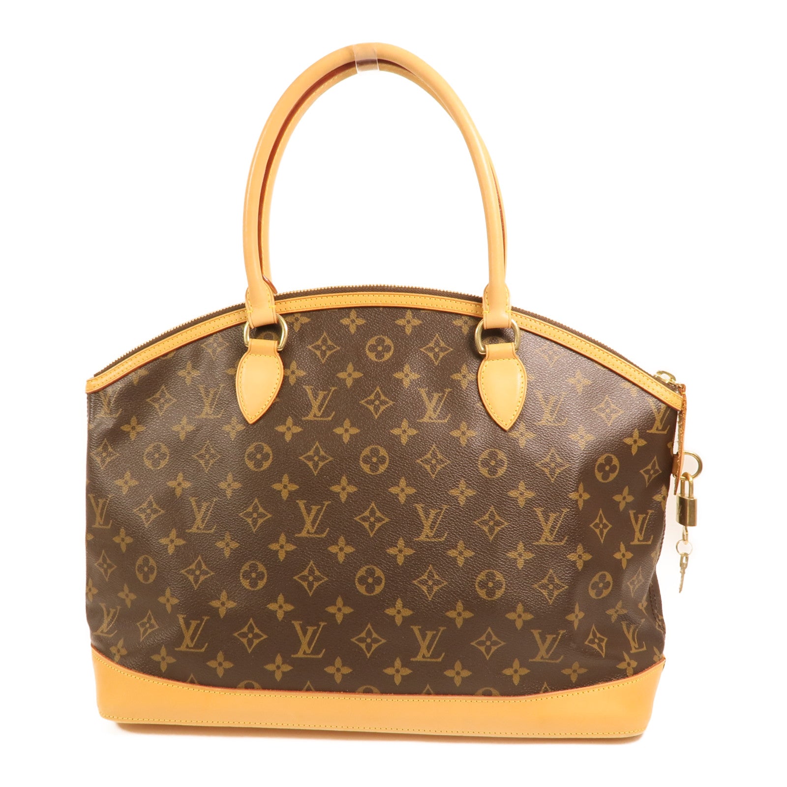 LOUIS VUITTON Monogram Lockit Horizontal金扣肩背袋