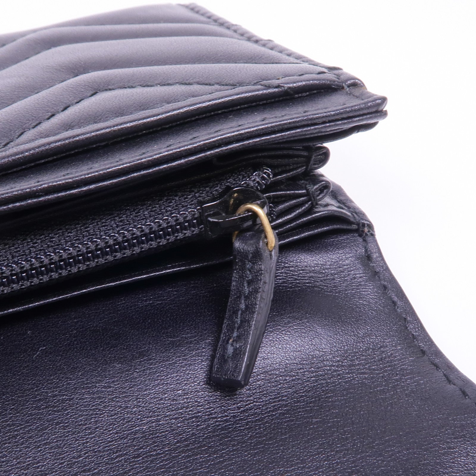 GUCCI 牛皮皮革Marmont Long Wallet金扣長錢包