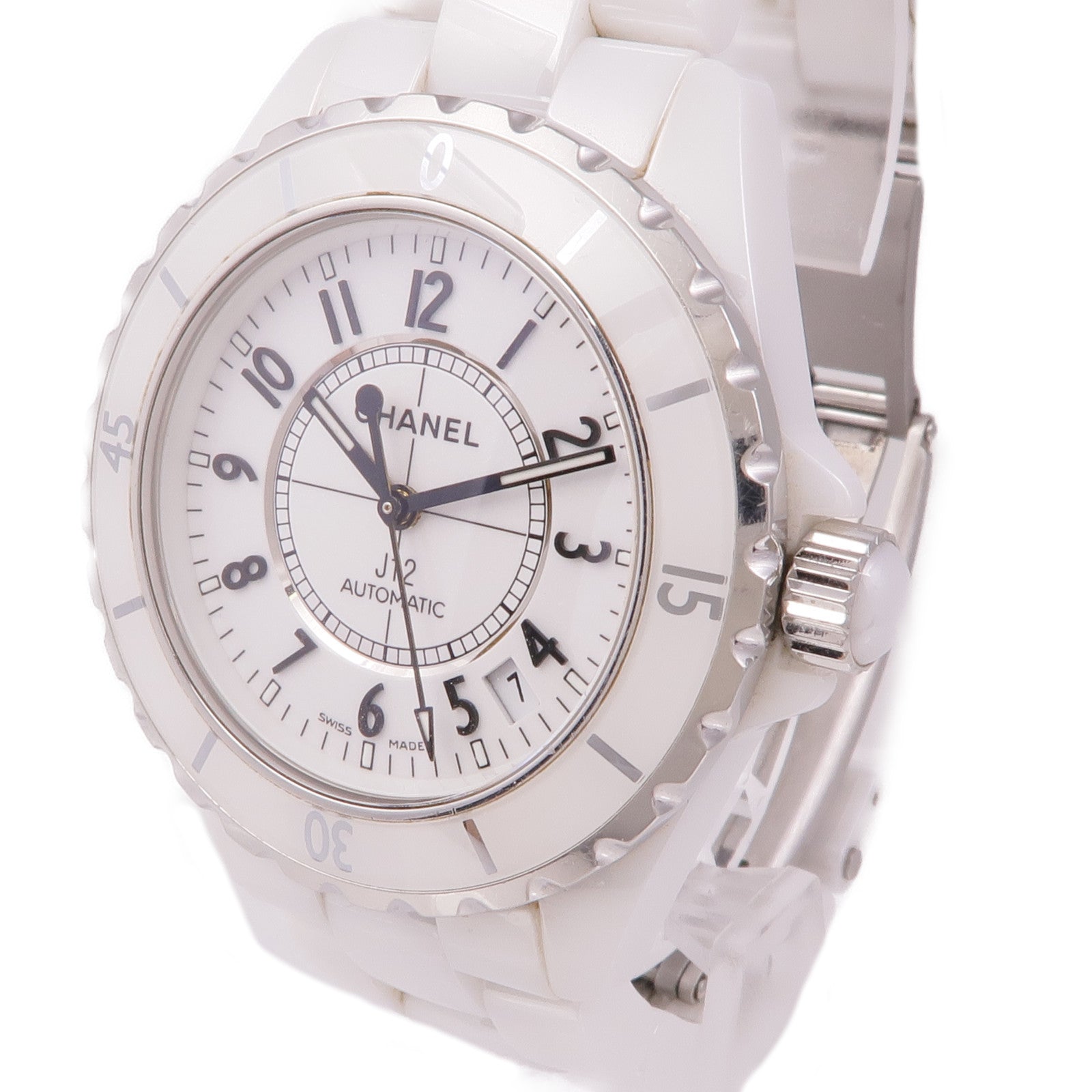 CHANEL CC J12 H5700 Automatic Watch Ceramic White