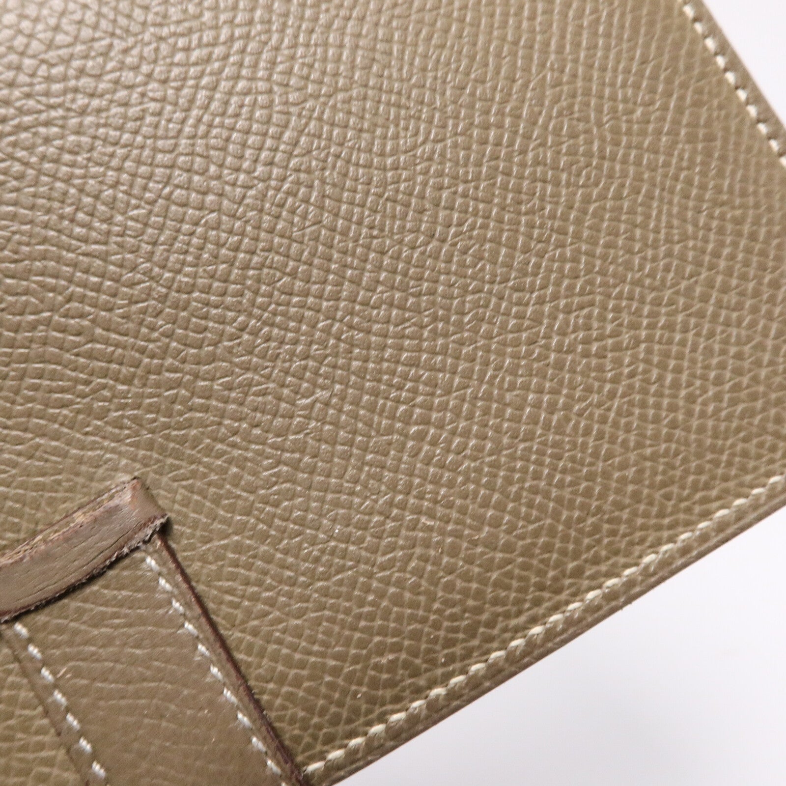 HERMES Epsom皮革Bearn Long Wallet長錢包Etoupe