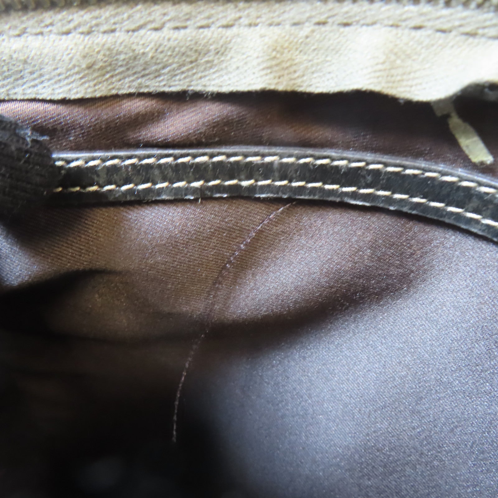 GUCCI GG GHW Boston Bag Hand Bag 193603 Coated Canvas Brown