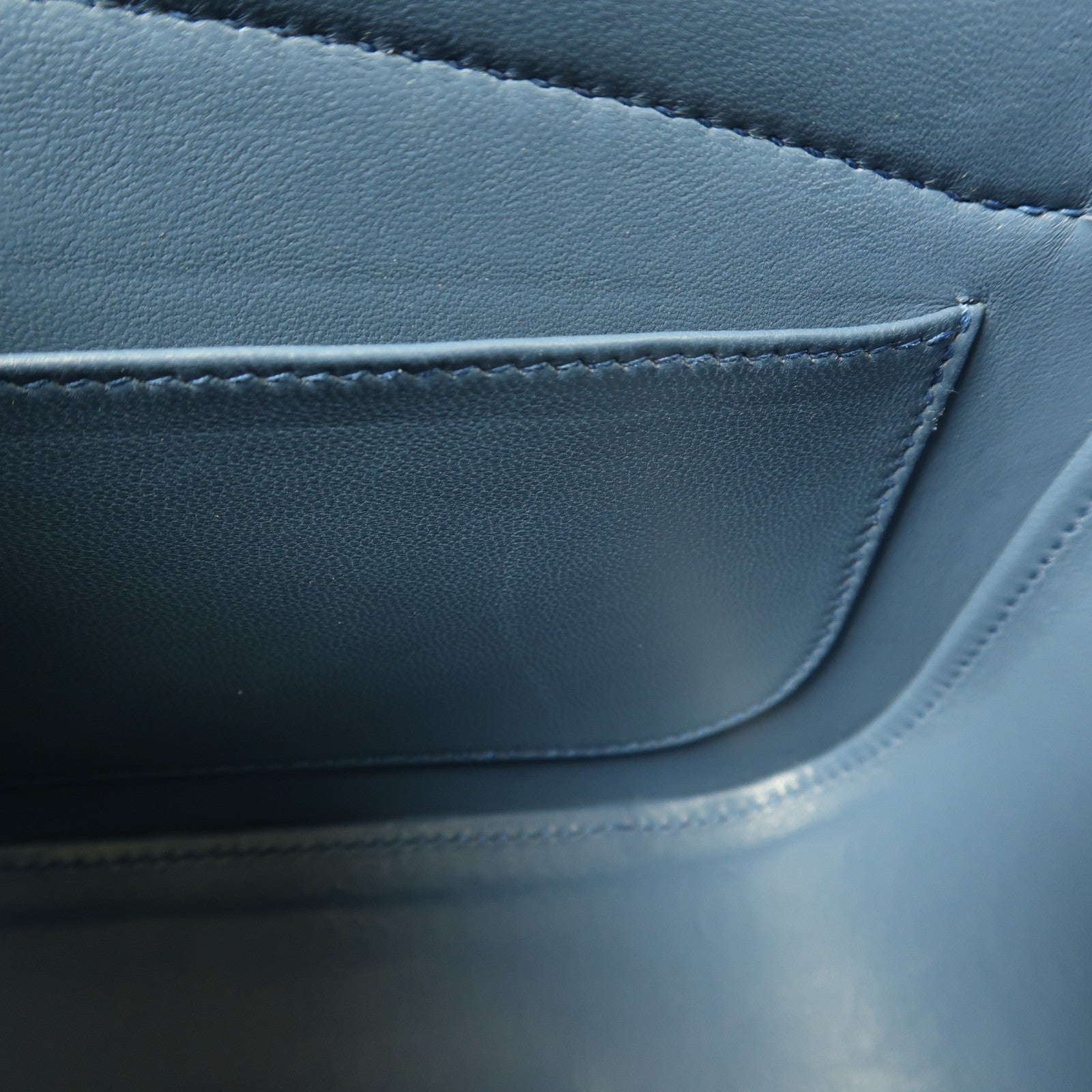 HERMES Epsom皮革/Swift皮革Harnais銀扣肩背袋Colvert