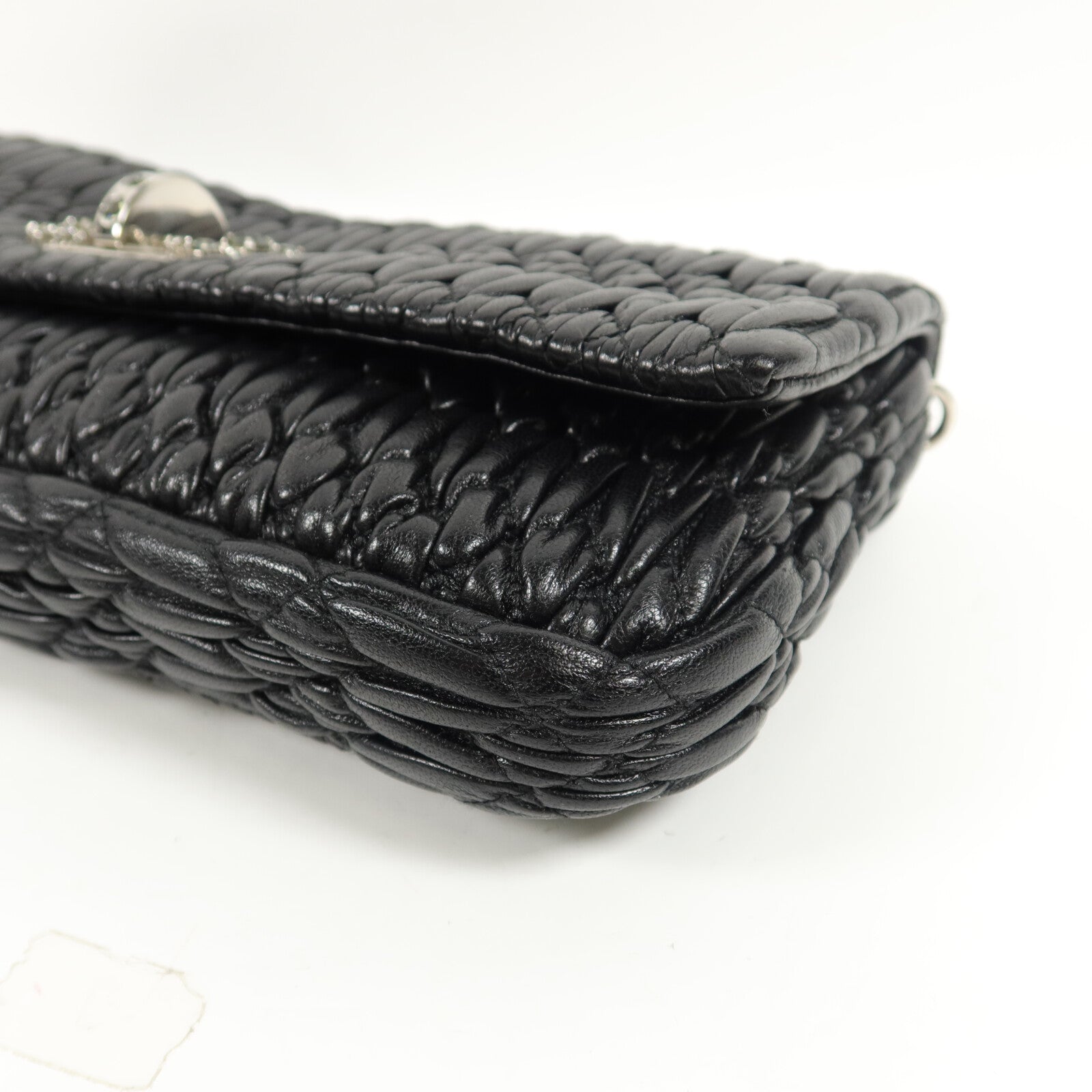 Miu Miu 羊皮皮革Shoulder Bag鏈帶肩背袋