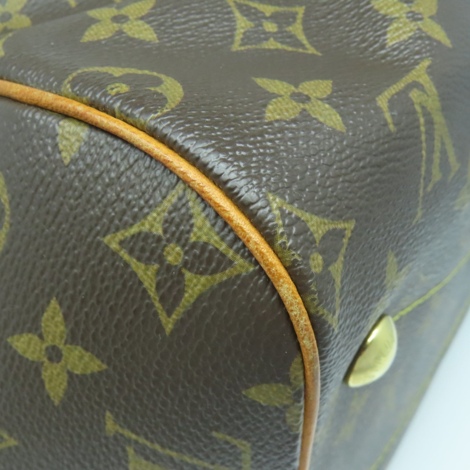 LOUIS VUITTON 【清倉大減價】Monogram Tivoli GM金扣肩背袋啡色