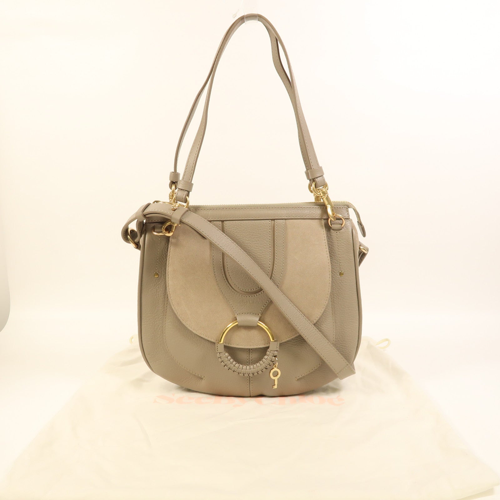 SEE BY CHLOE 牛皮皮革Hana手挽肩背兩用袋