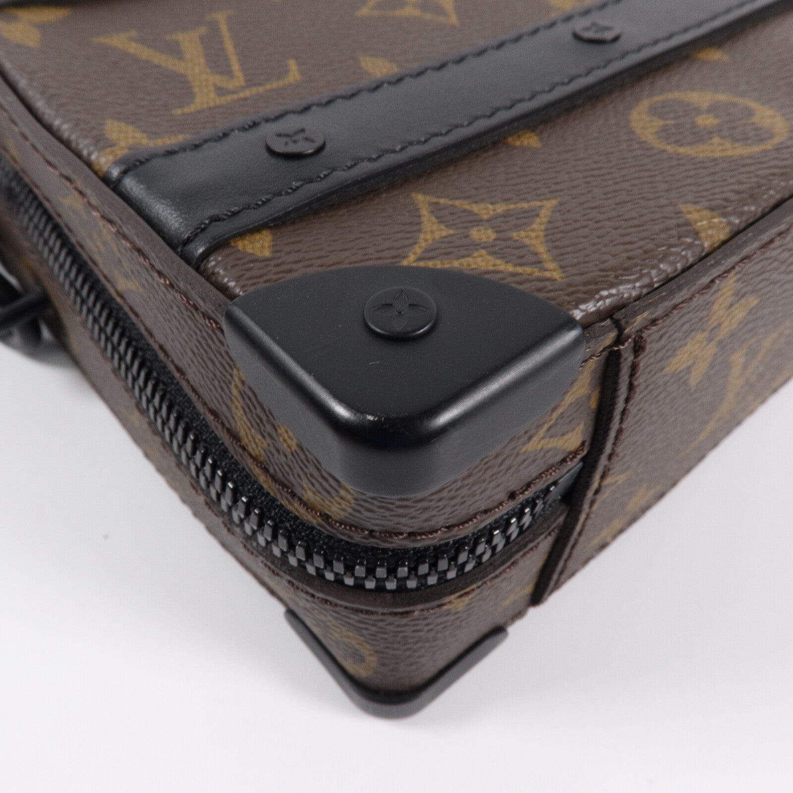 LOUIS VUITTON Monogram Macassar Handle Soft Truck手挽肩背兩用袋