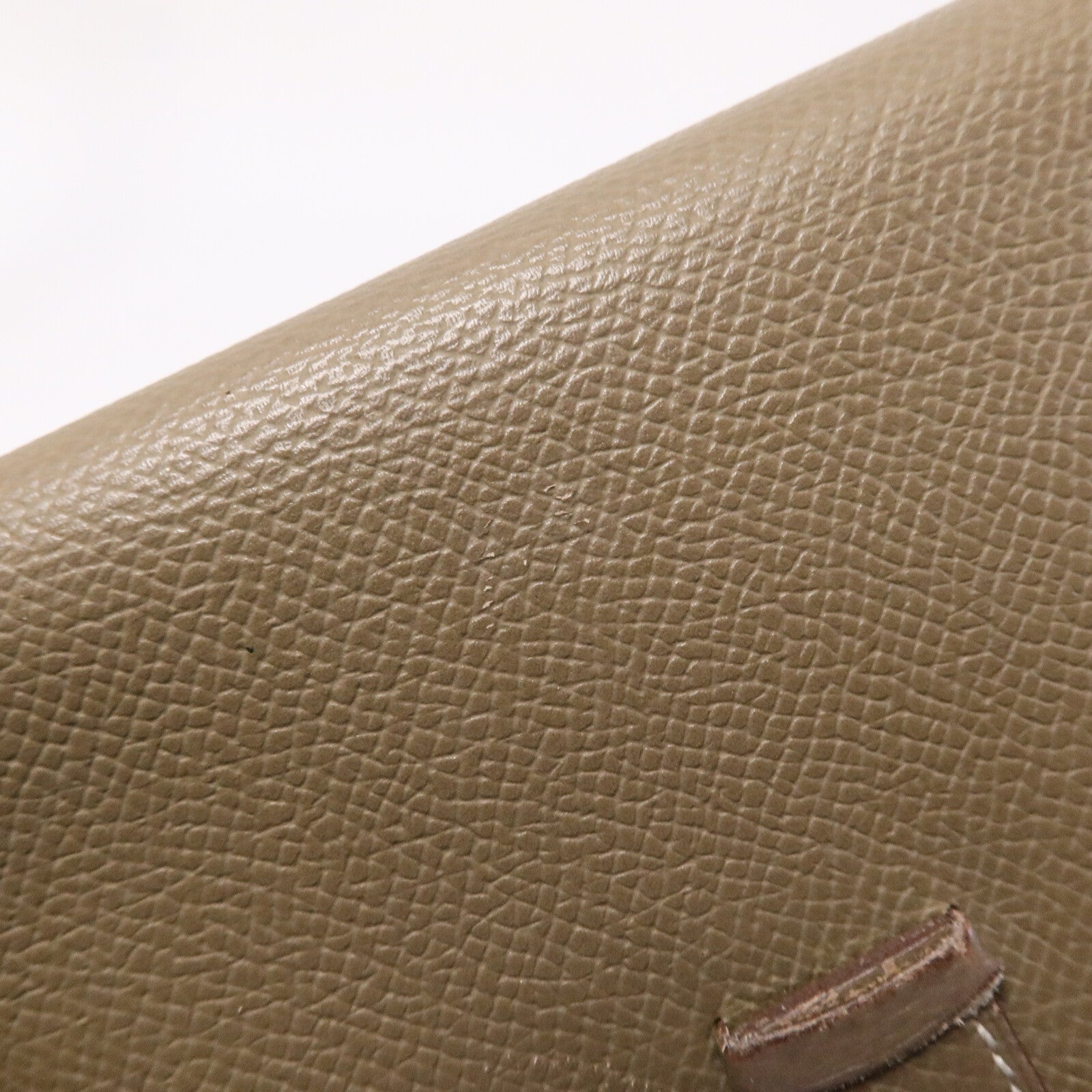 HERMES Epsom皮革Bearn Long Wallet長錢包Etoupe
