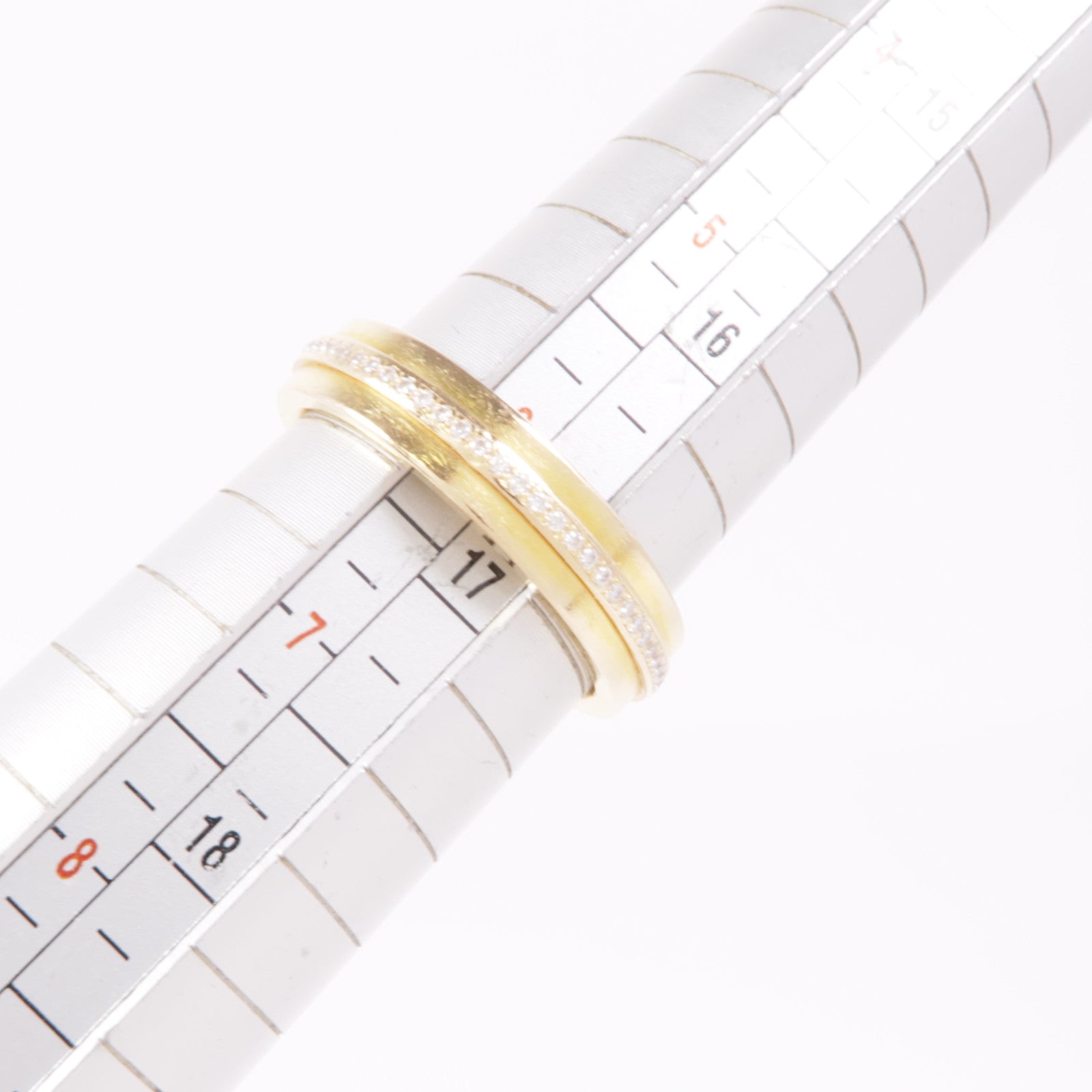 TIFFANY¡®CO T Narrow Dia Ring 60151366 18K Yellow Gold US#6