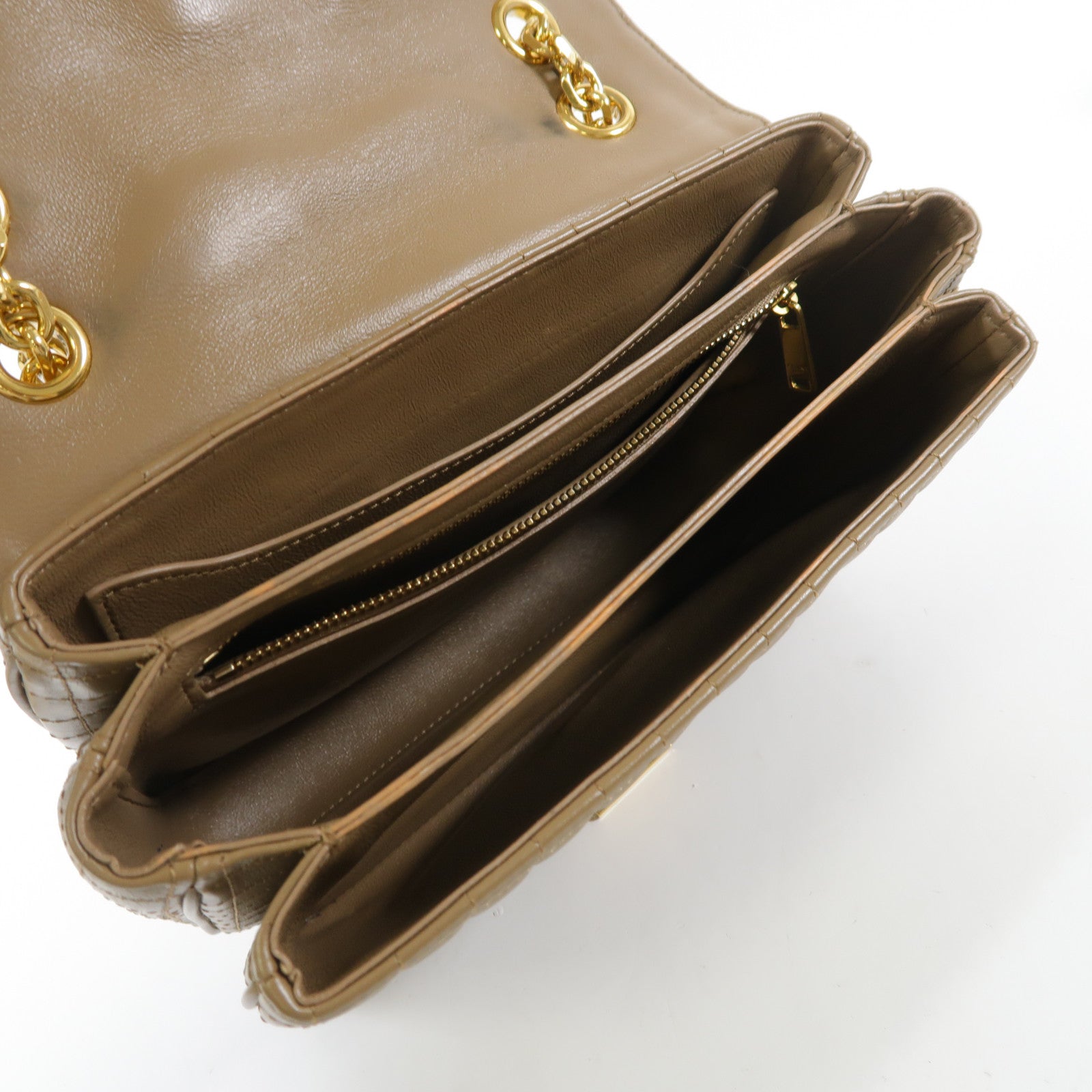 CELINE 牛皮皮革C Bag金扣鏈帶肩背袋