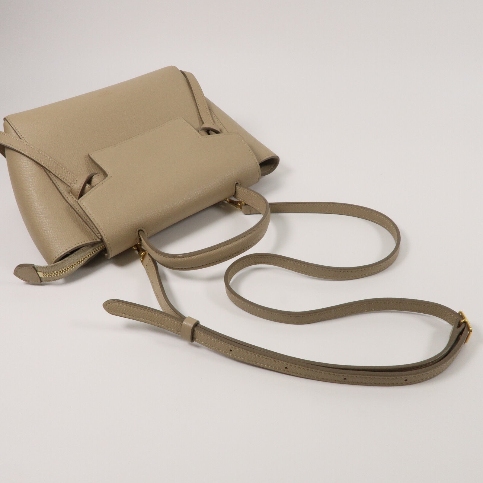 CELINE 牛皮皮革Nano Belt Bag手挽肩背兩用袋