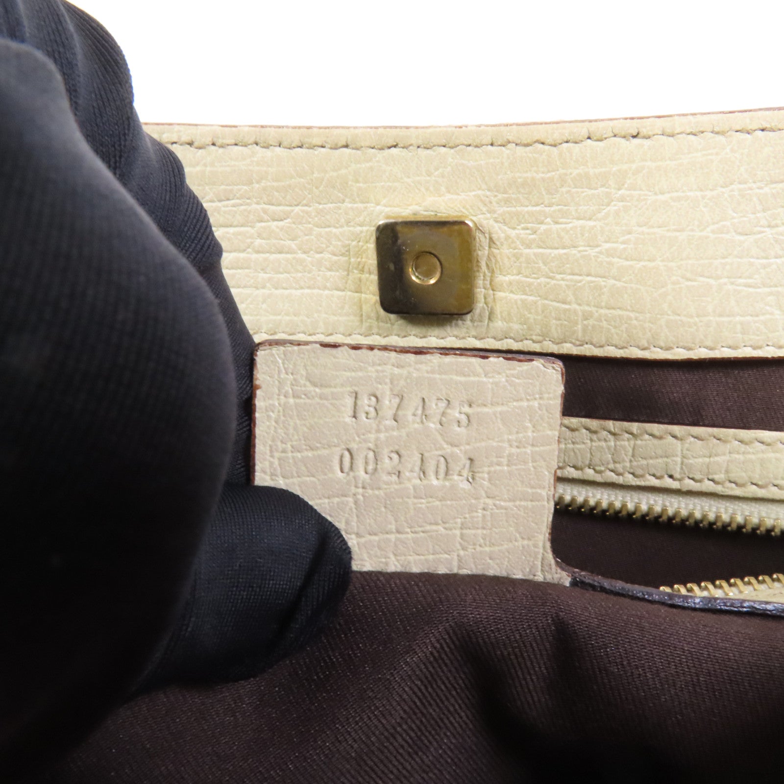 GUCCI 帆布Horsebit Tote金扣手挽袋