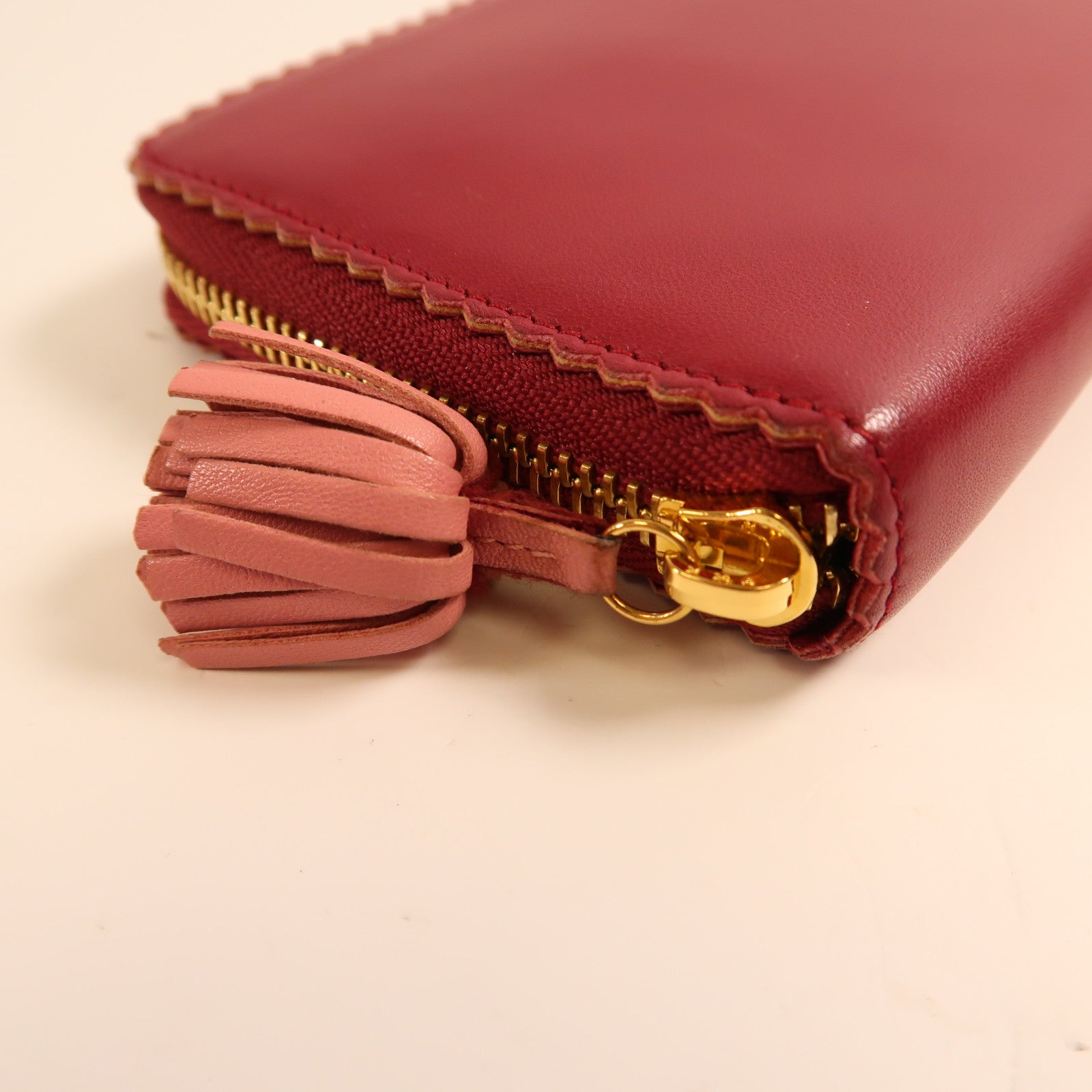 LOEWE 【激減優惠】羊皮皮革Long Wallet金扣長錢包