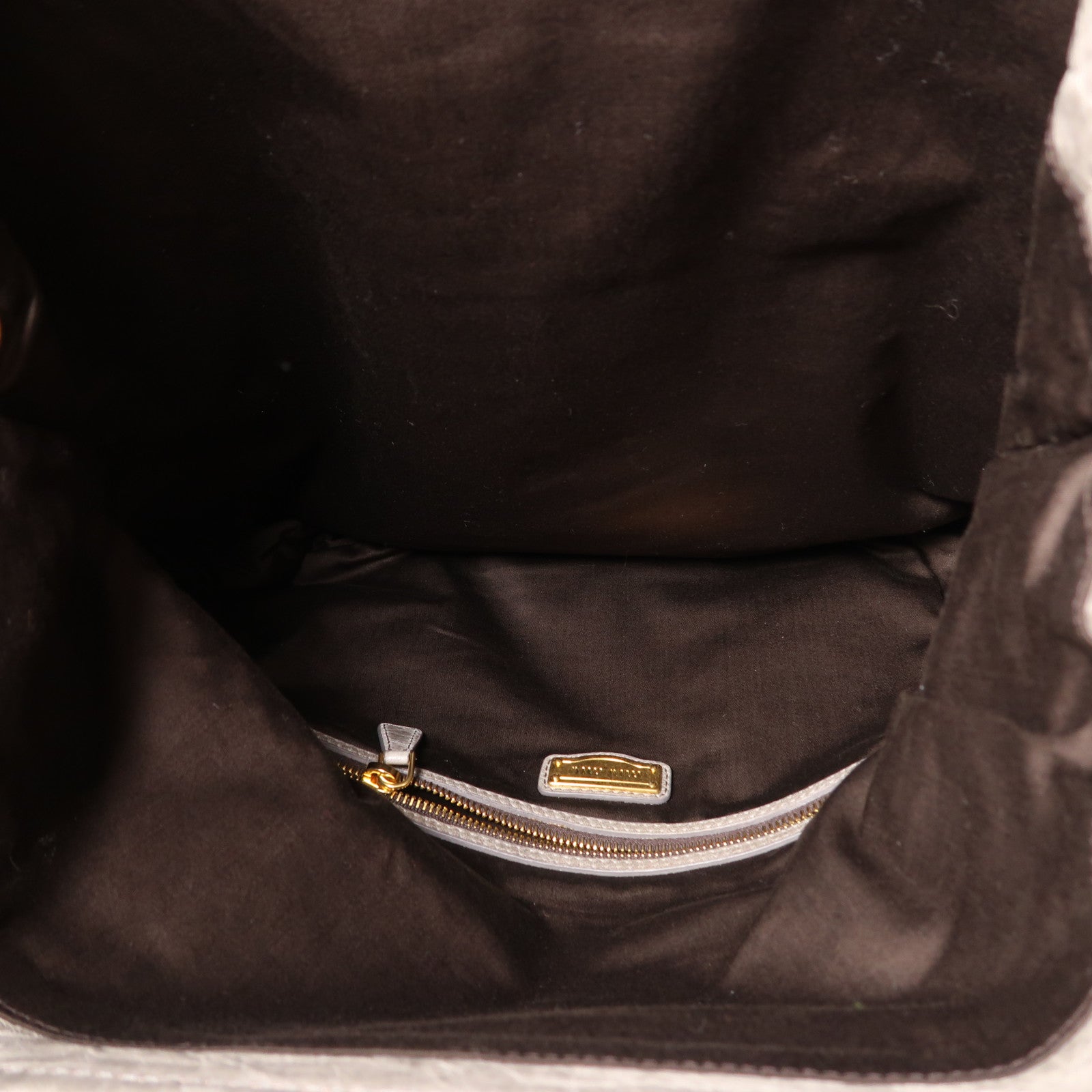 Miu Miu 牛皮皮革2 Way Shoulder金扣手挽肩背兩用袋