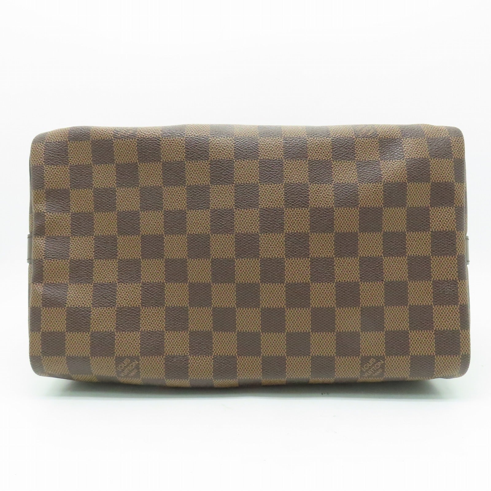 LOUIS VUITTON 【激減優惠】Damier Speedy Bandouliere 30金扣手挽肩背兩用袋啡色
