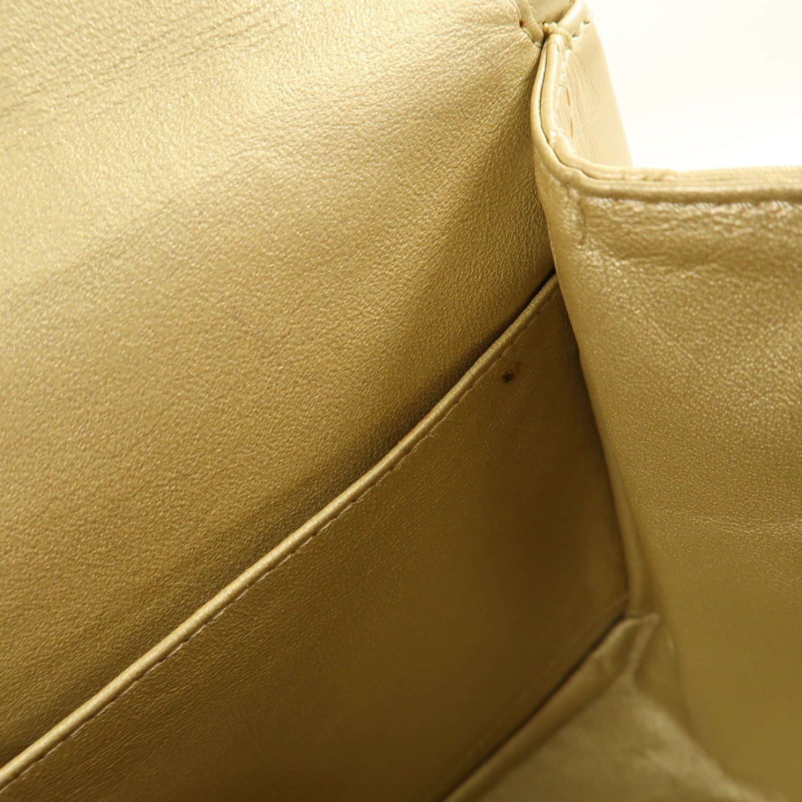 CHANEL CC GHW Jumbo 2.55 Chain Shoulder Bag Calfskin Leather Gold